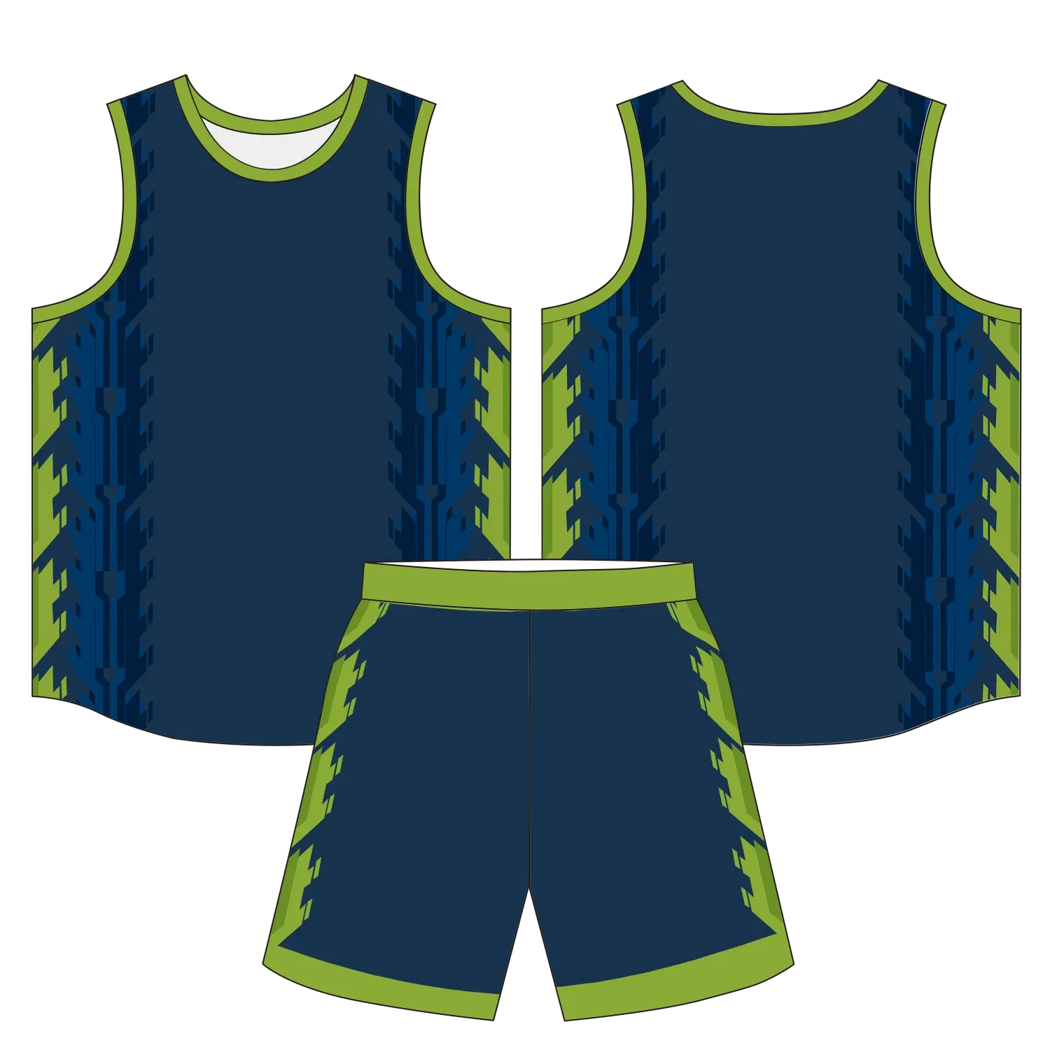 Custom basketball uniform design B88
