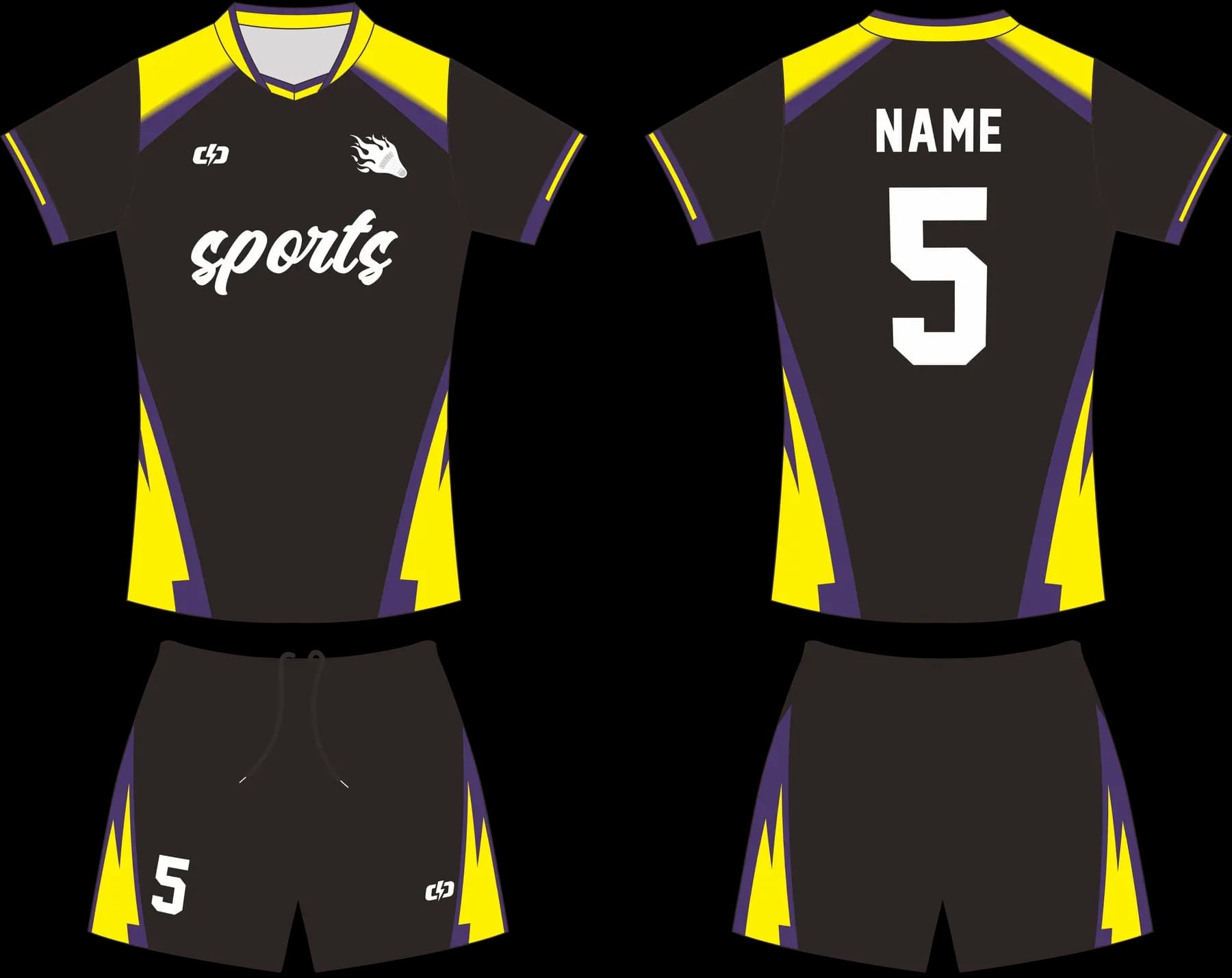 Custom volleyball uniform design UP09