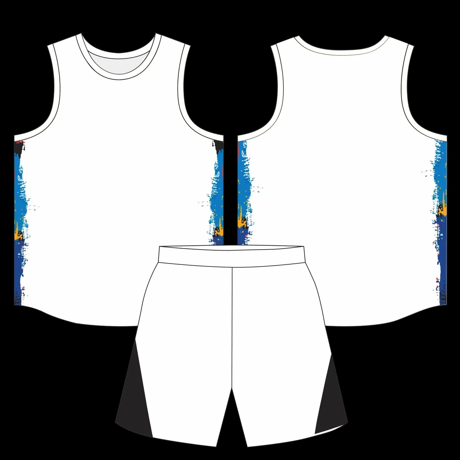Custom basketball uniform design B13JW