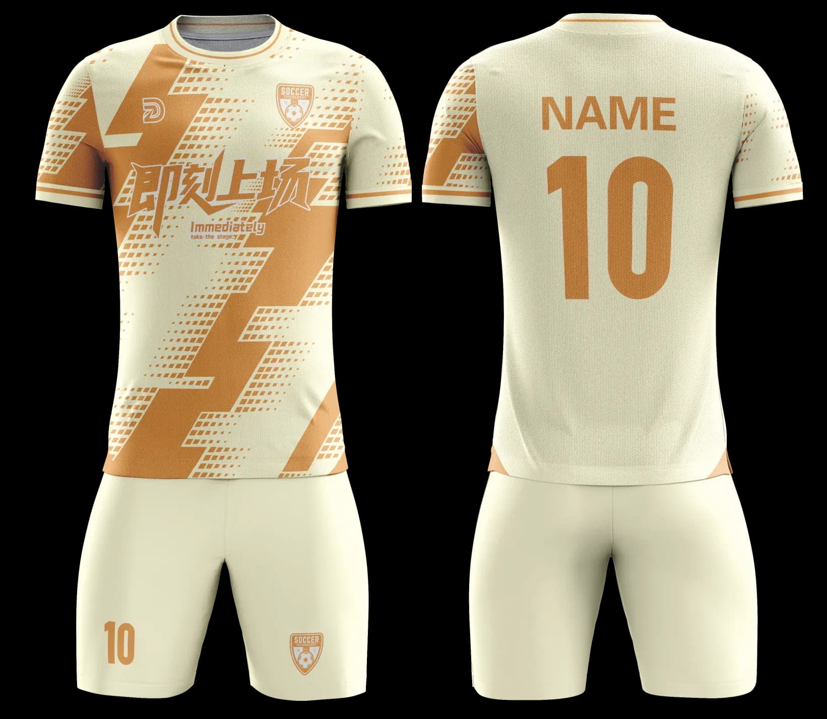 Custom soccer uniform design Z128JW