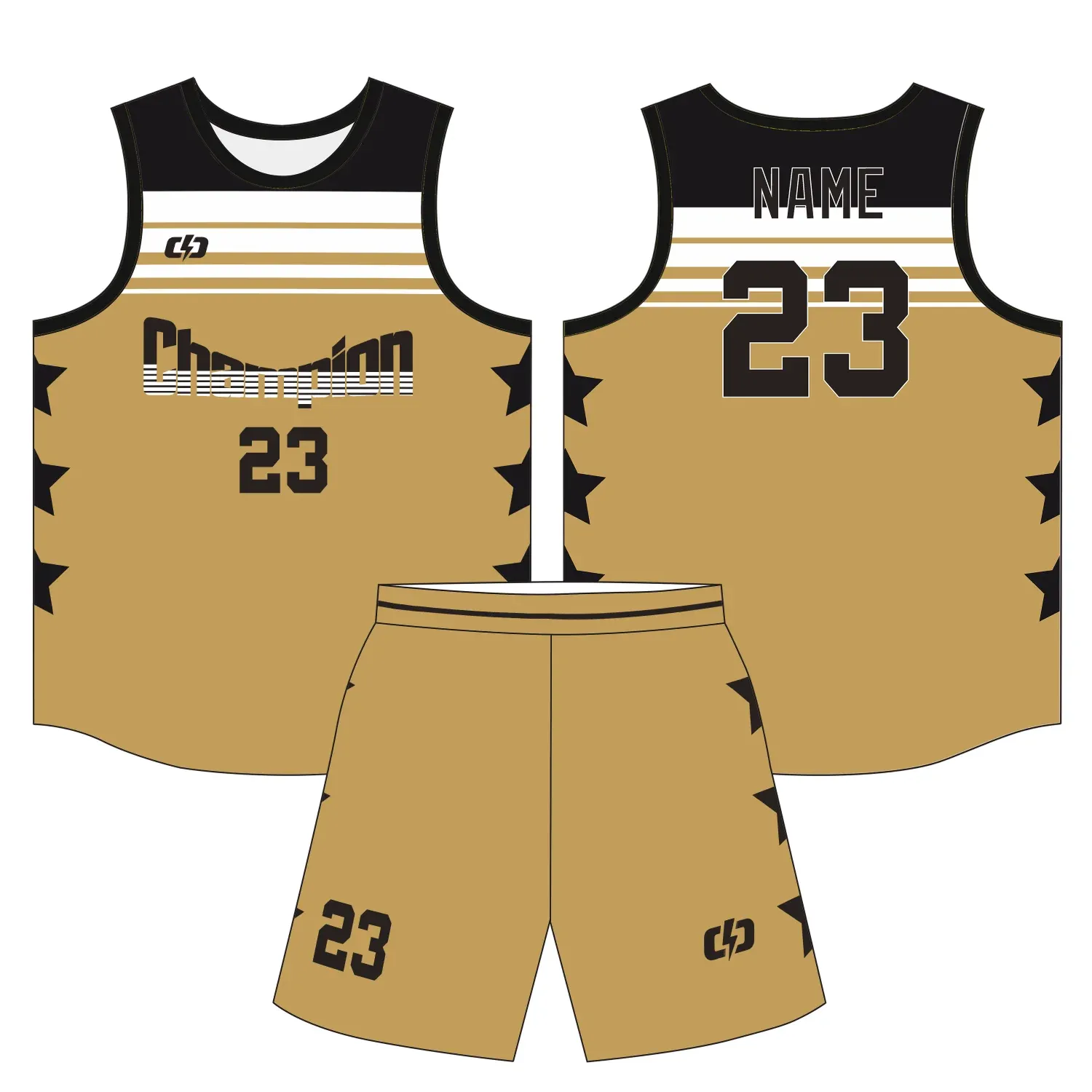 Custom basketball uniform design B30