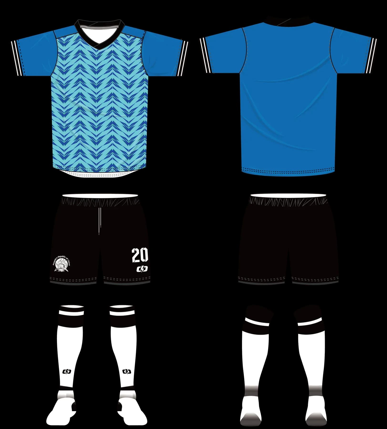 Custom soccer uniform design ZQF2024802