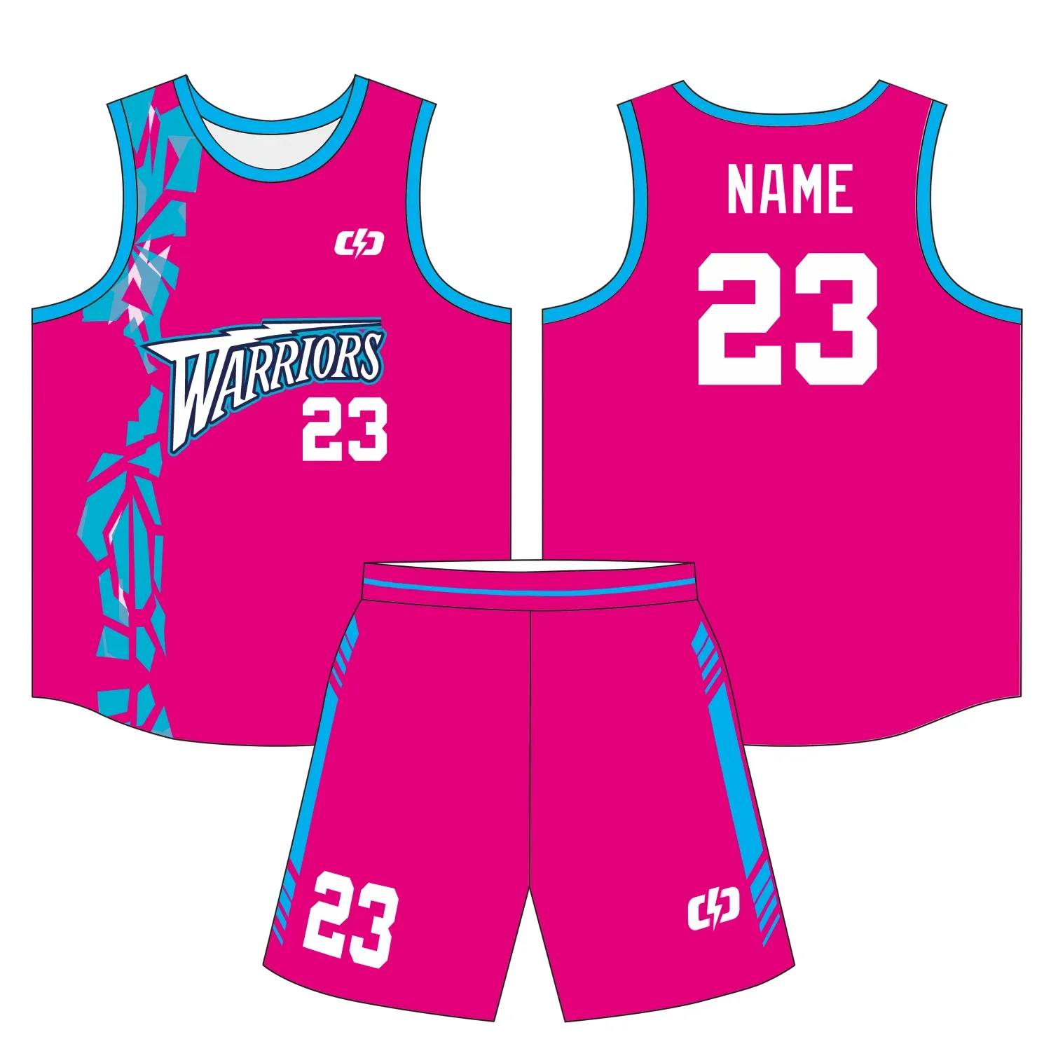 Custom basketball uniform design B35