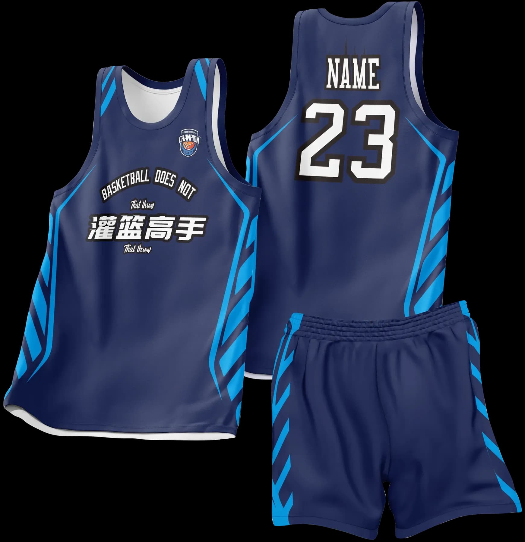 Custom basketball uniform design B30JW