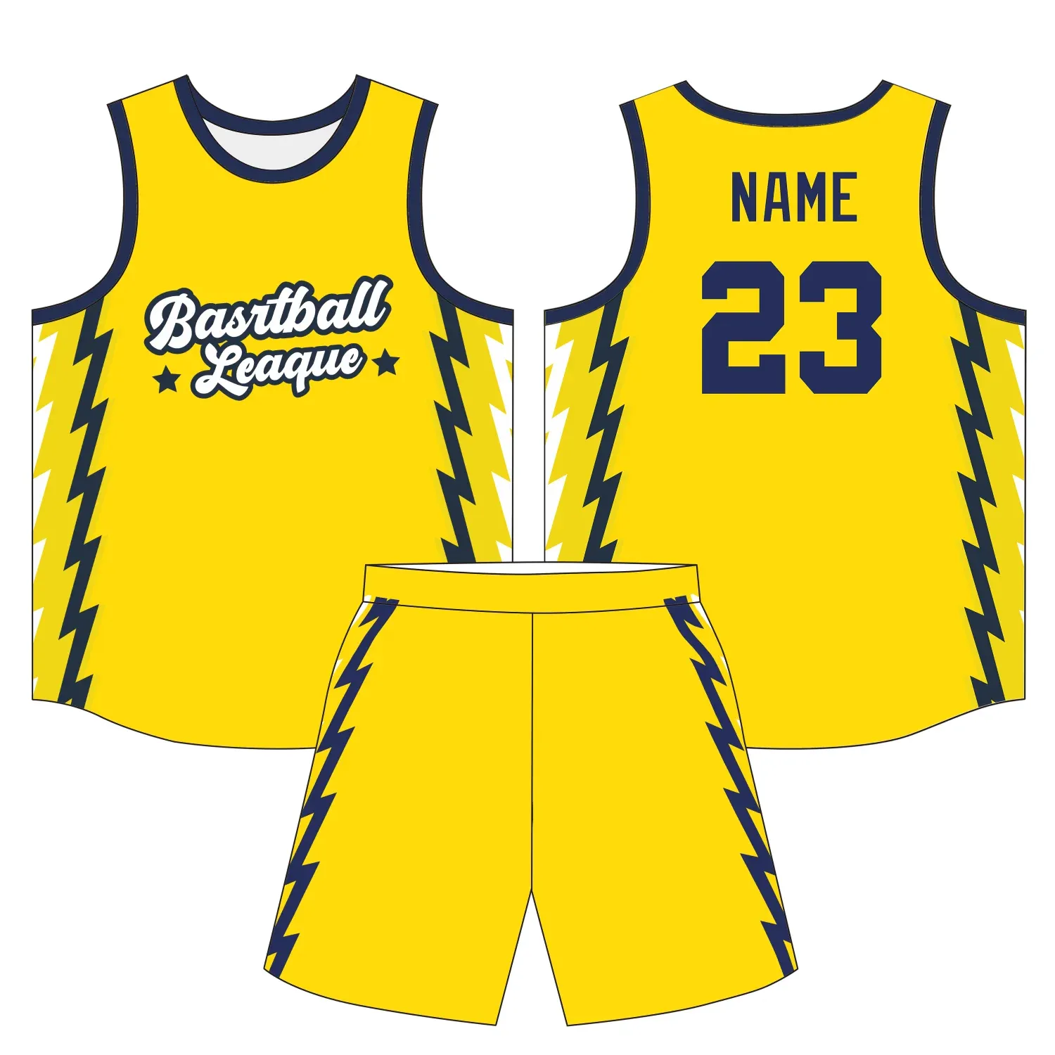 Custom basketball uniform design B40