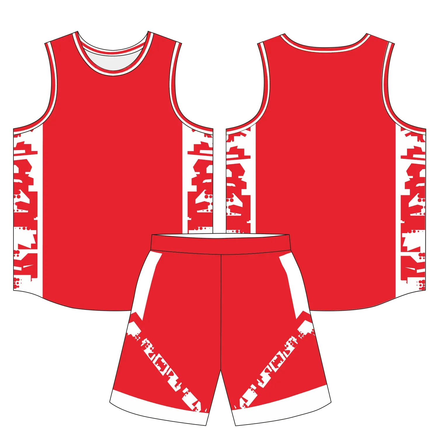 Custom basketball uniform design B71