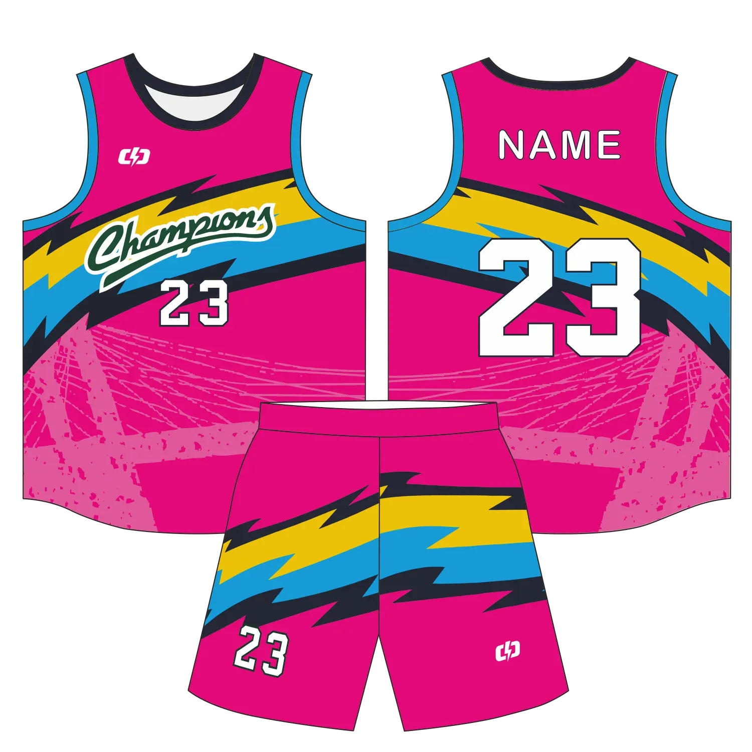Custom basketball uniform design B64