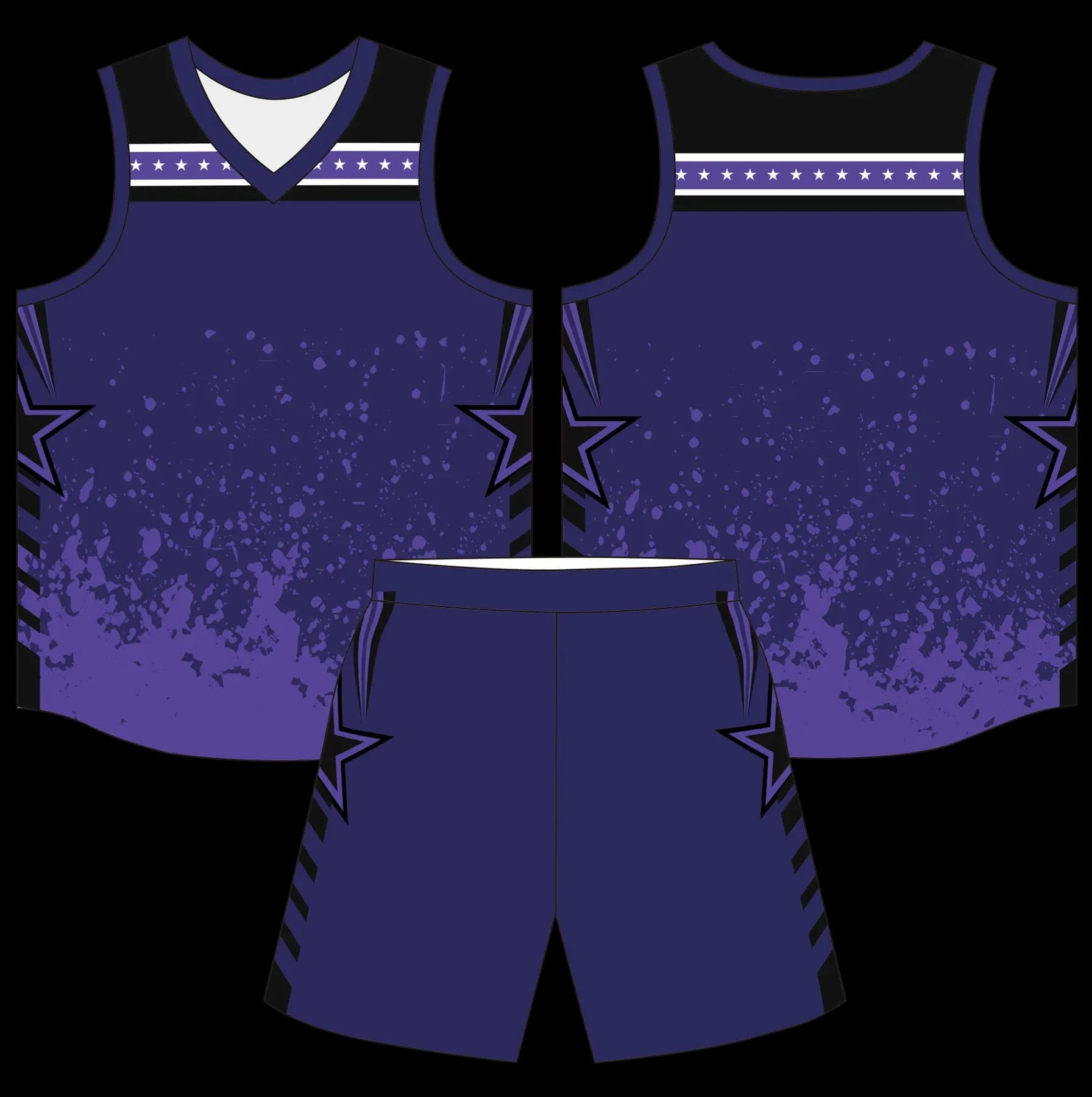 Custom basketball uniform design B86