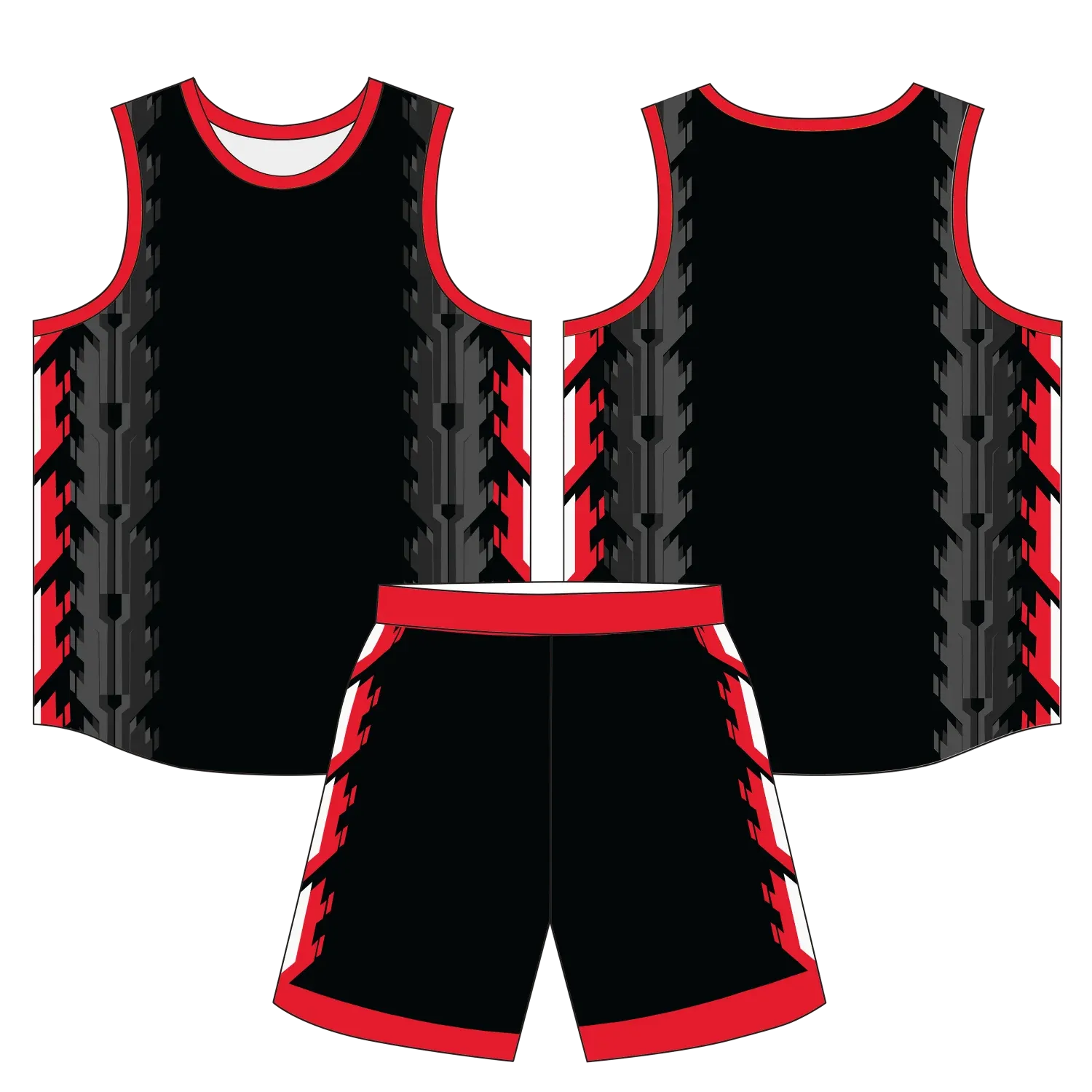 Custom basketball uniform design B88