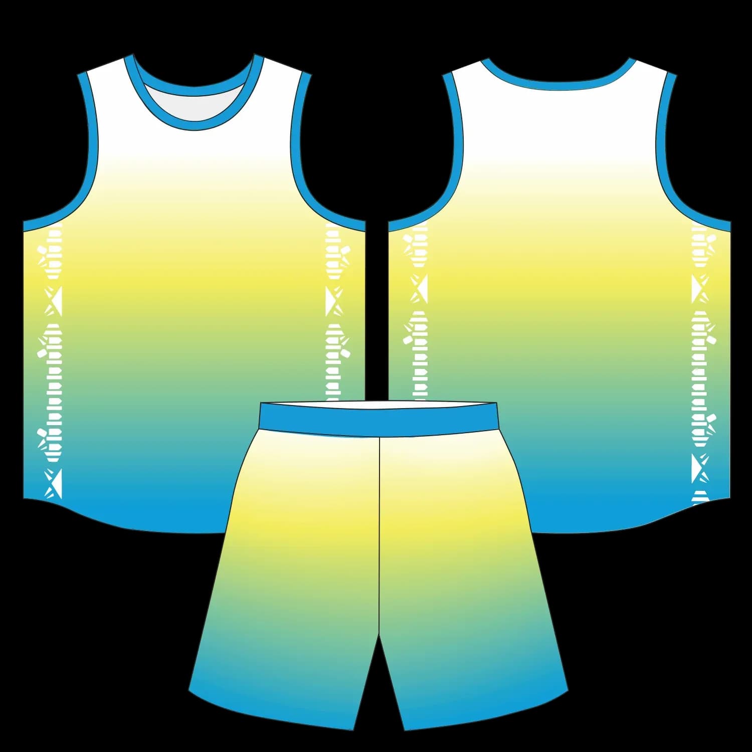 Custom basketball uniform design B100