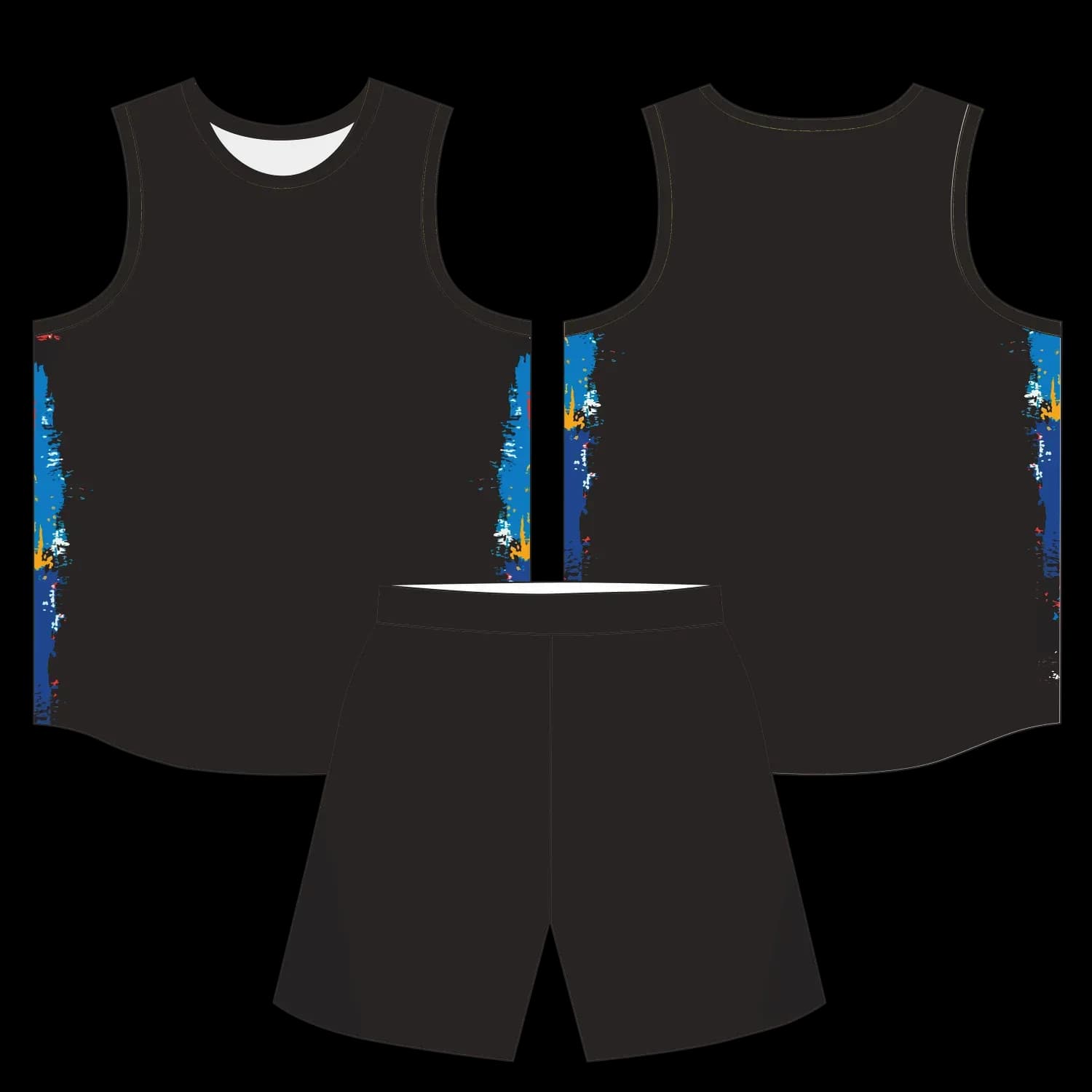 Custom basketball uniform design B13JW