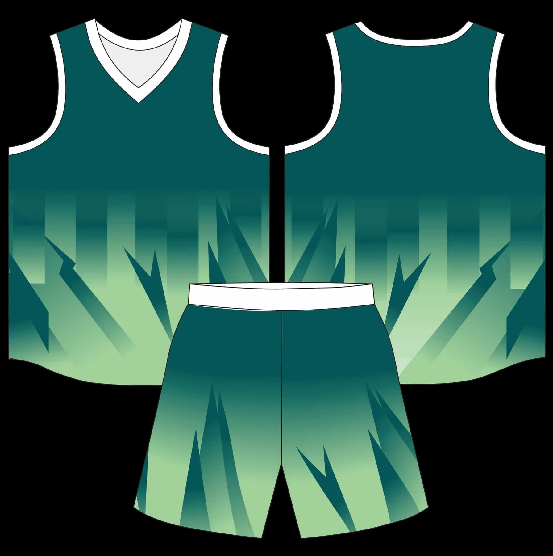 Custom basketball uniform design B94