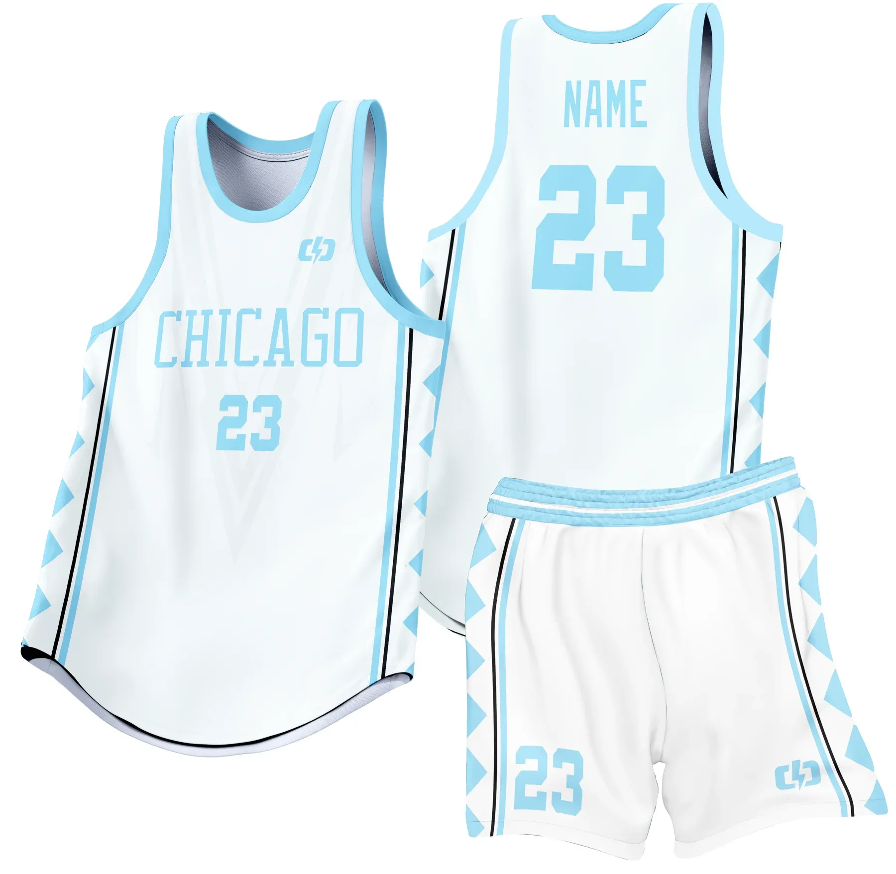 Custom basketball uniform design B37