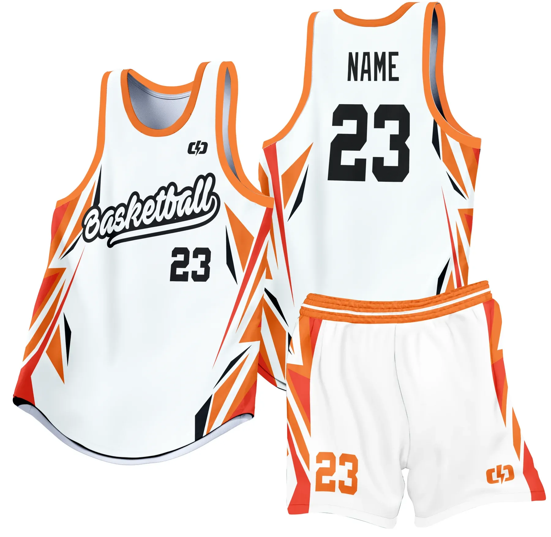 Custom basketball uniform design B41