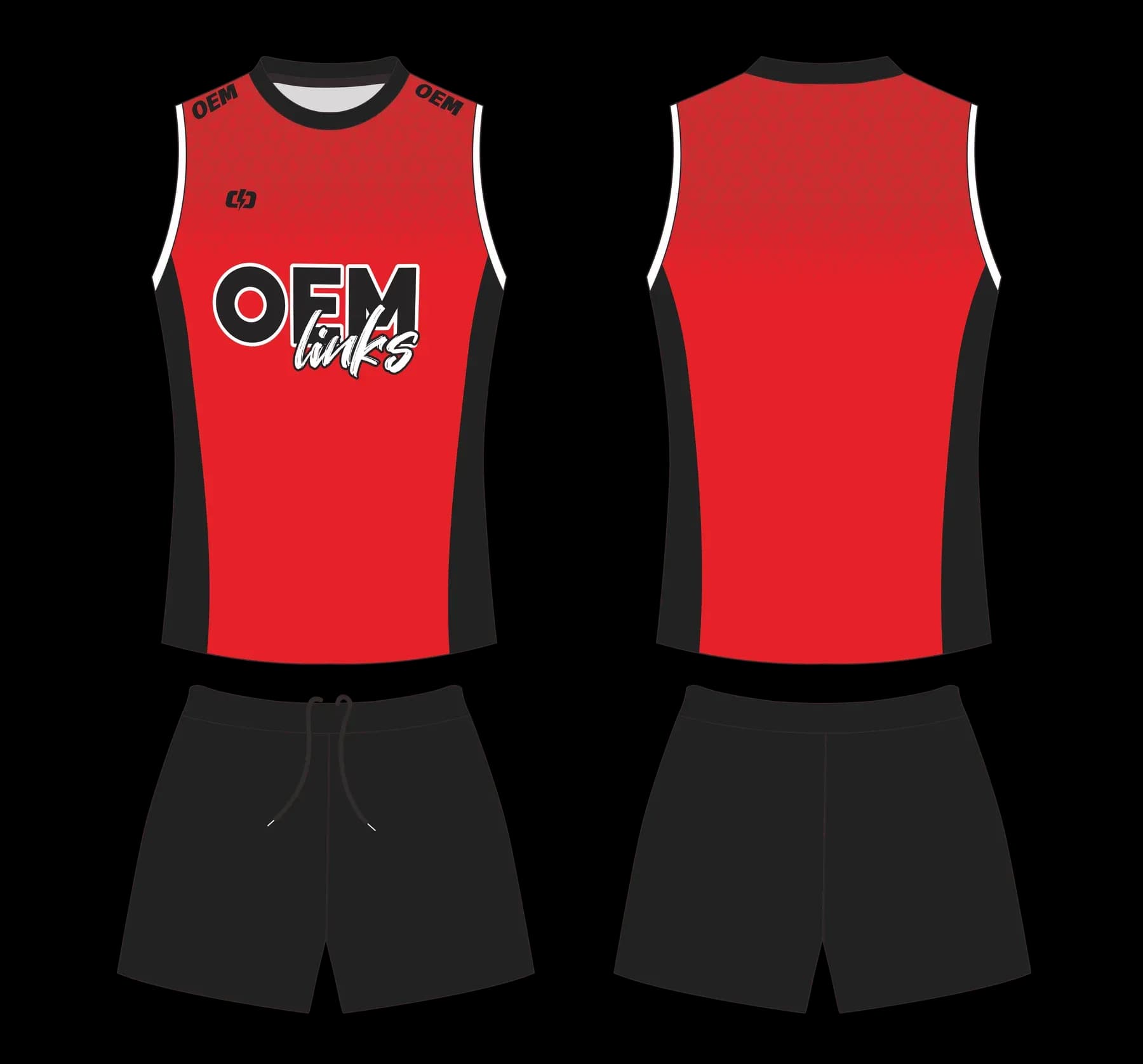 Custom volleyball uniform design UW14