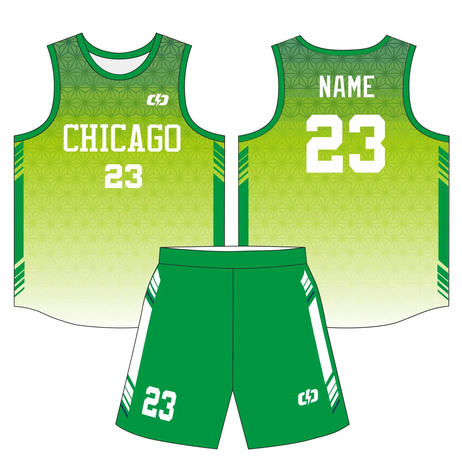 Custom basketball uniform design B34