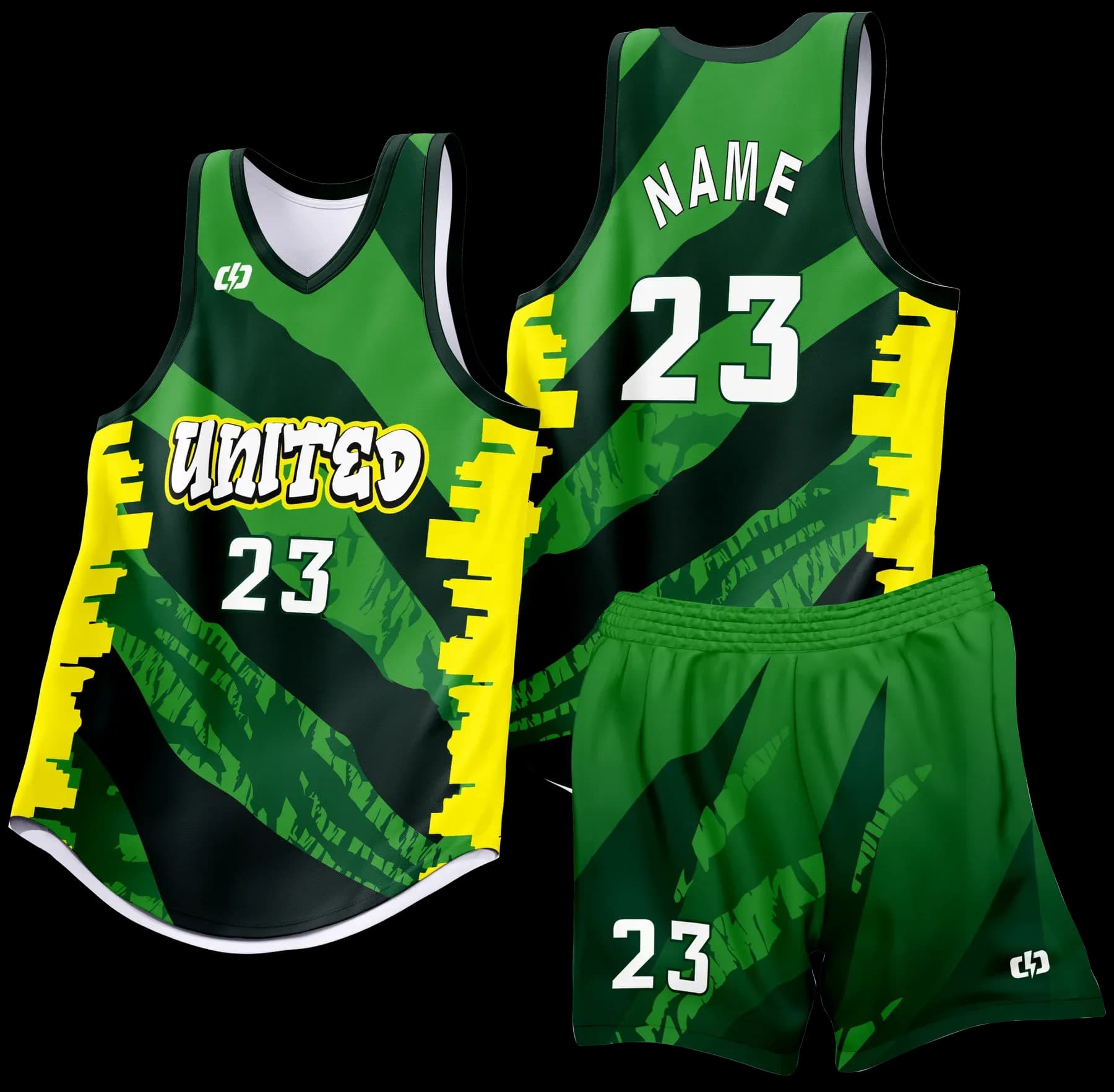 Custom basketball uniform design B76
