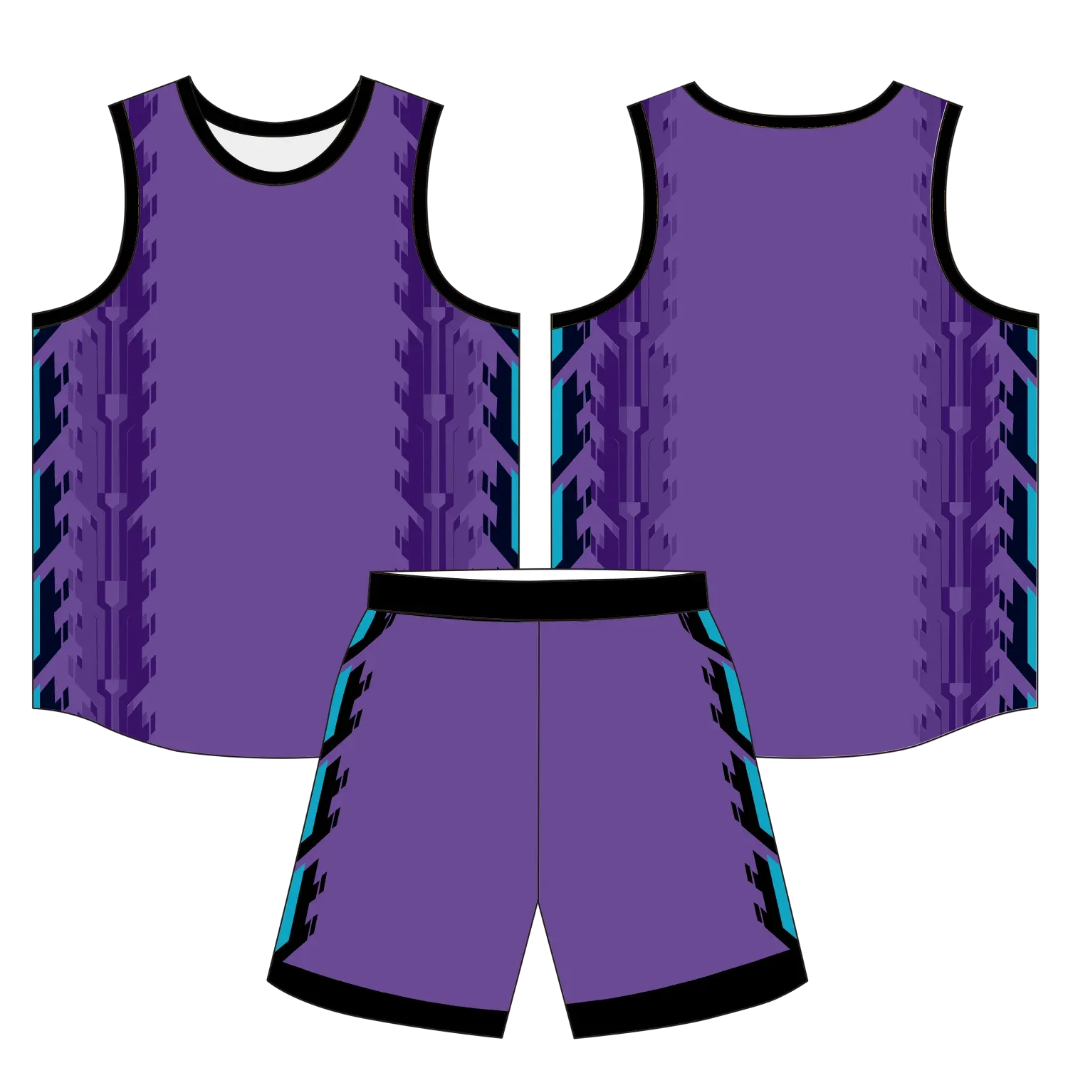 Custom basketball uniform design B88