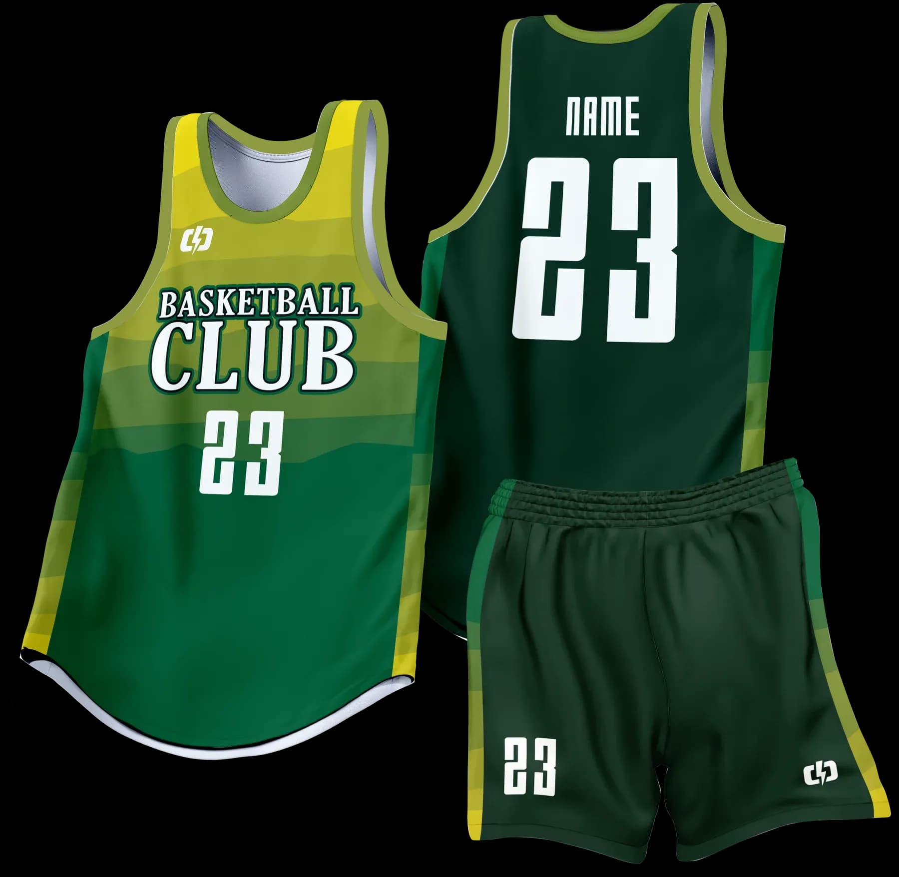 Custom basketball uniform design B74
