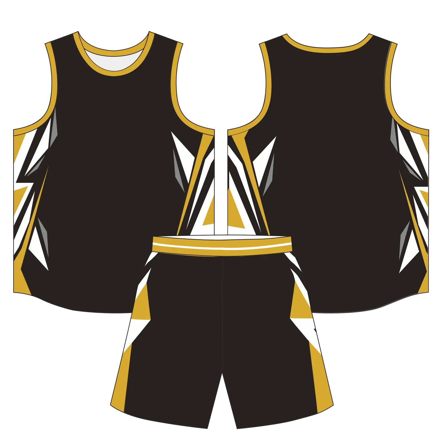 Custom basketball uniform design B41