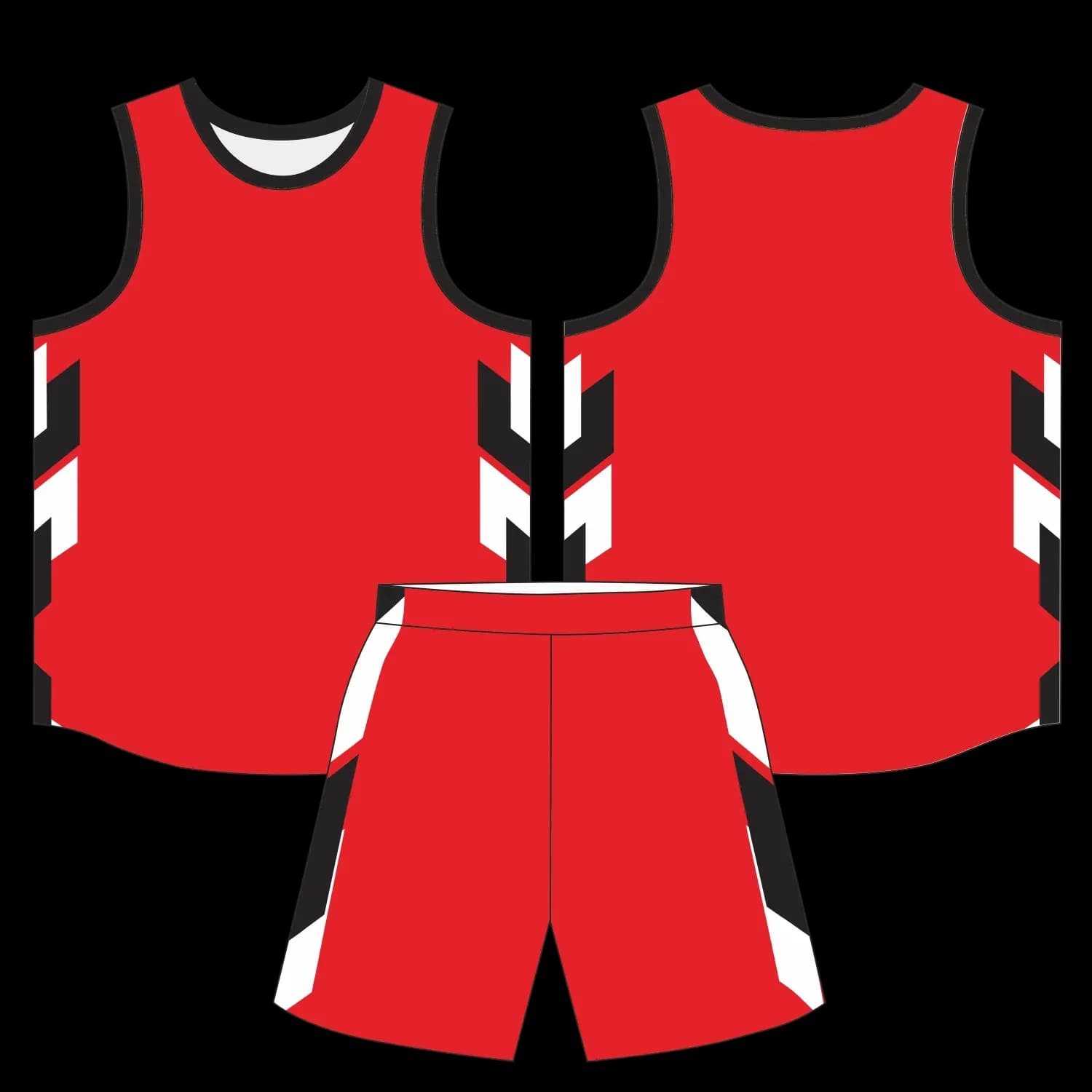 Custom basketball uniform design B23JW