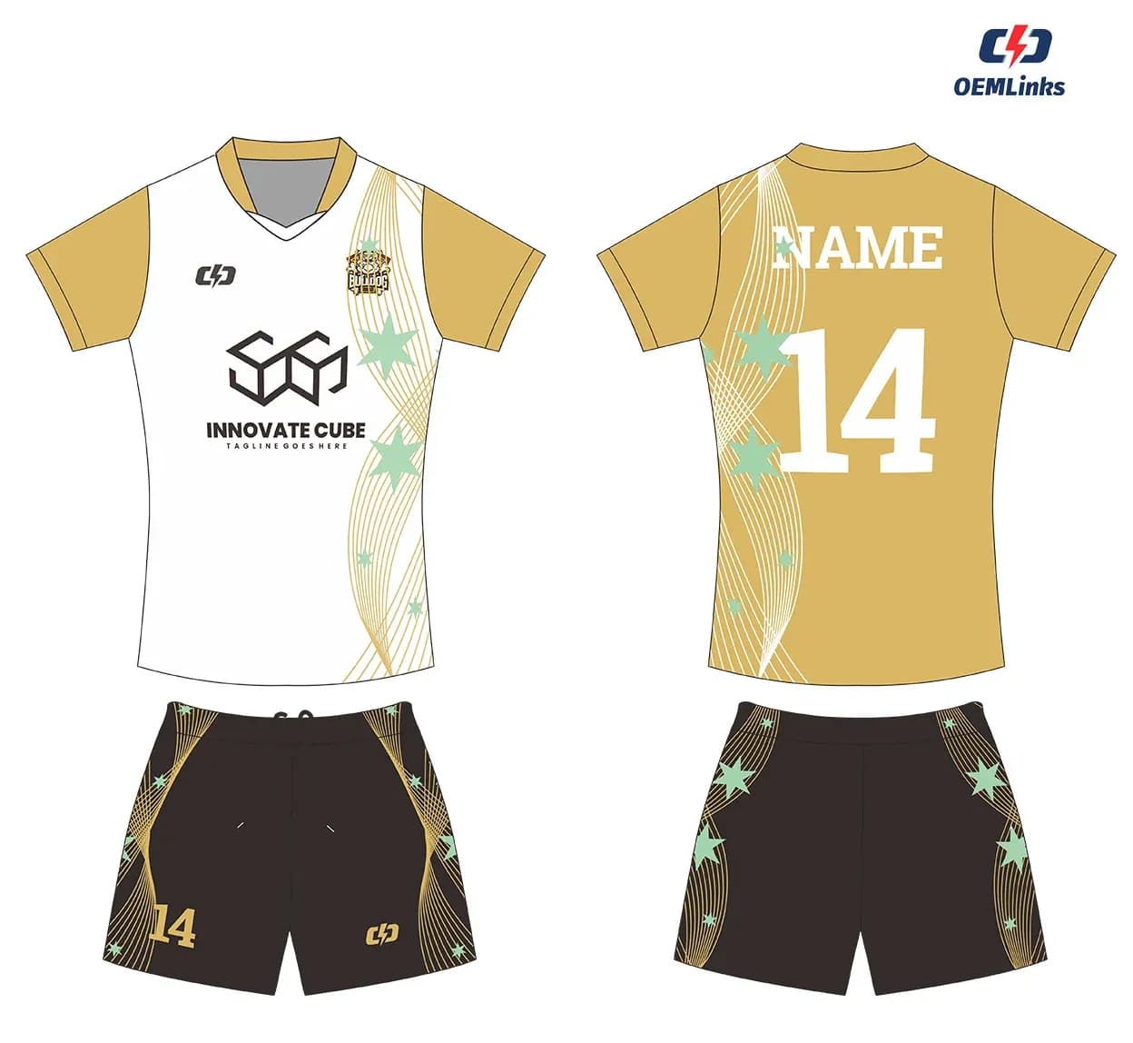 Custom volleyball uniform design UP38