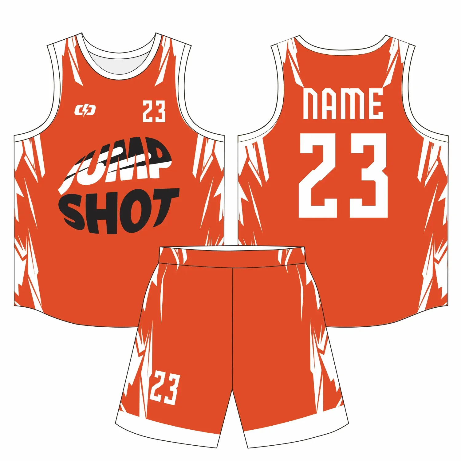 Custom basketball uniform design B83