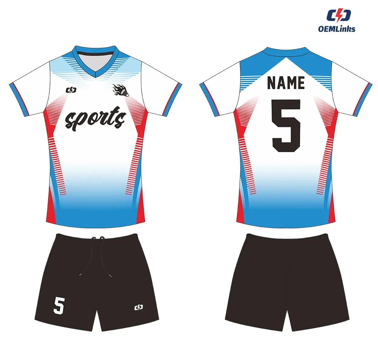 Custom volleyball uniform design UP55