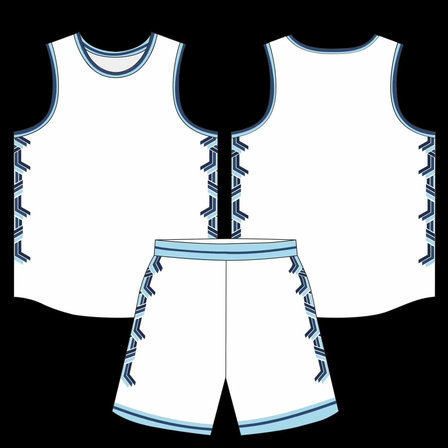 Custom basketball uniform design B69