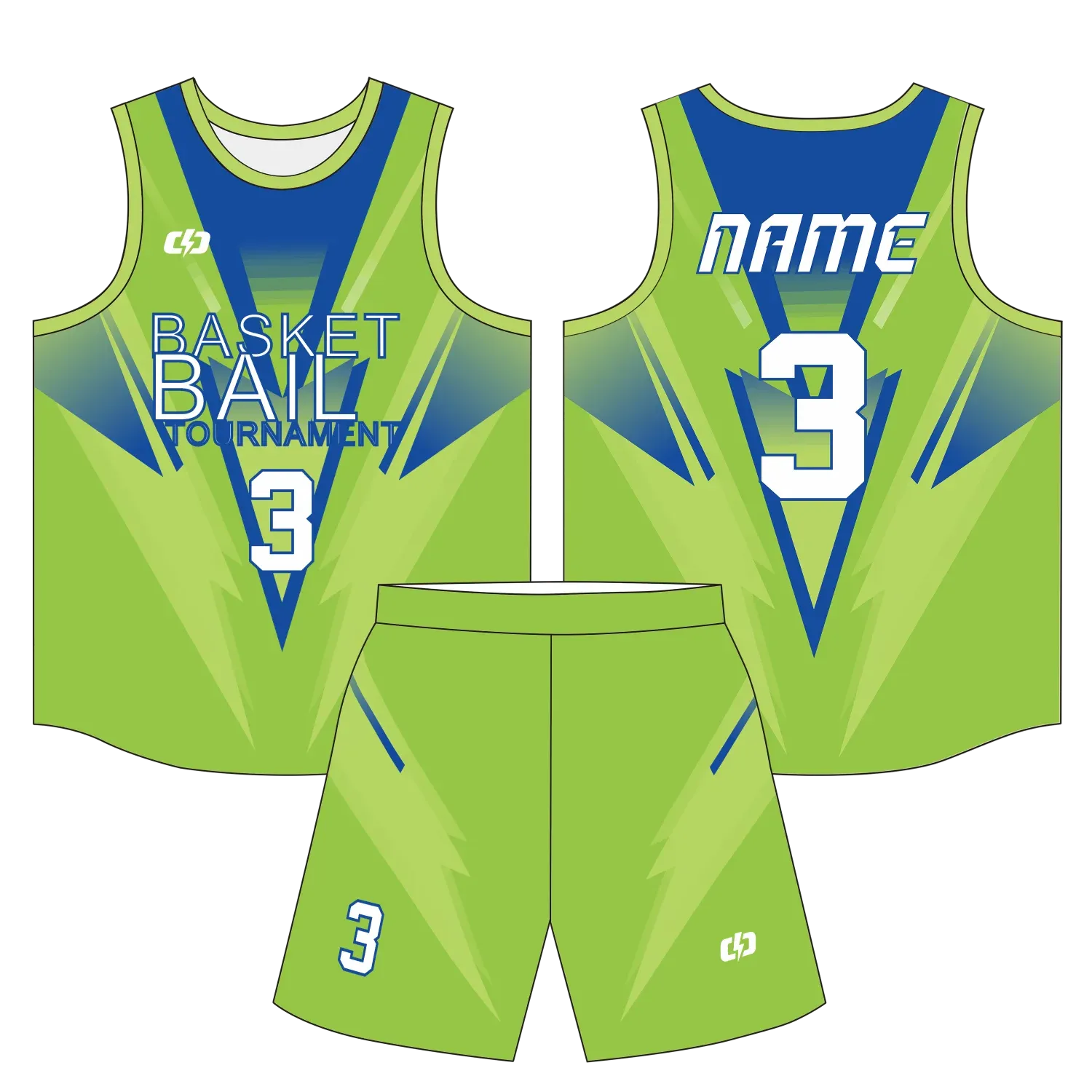 Custom basketball uniform design B61