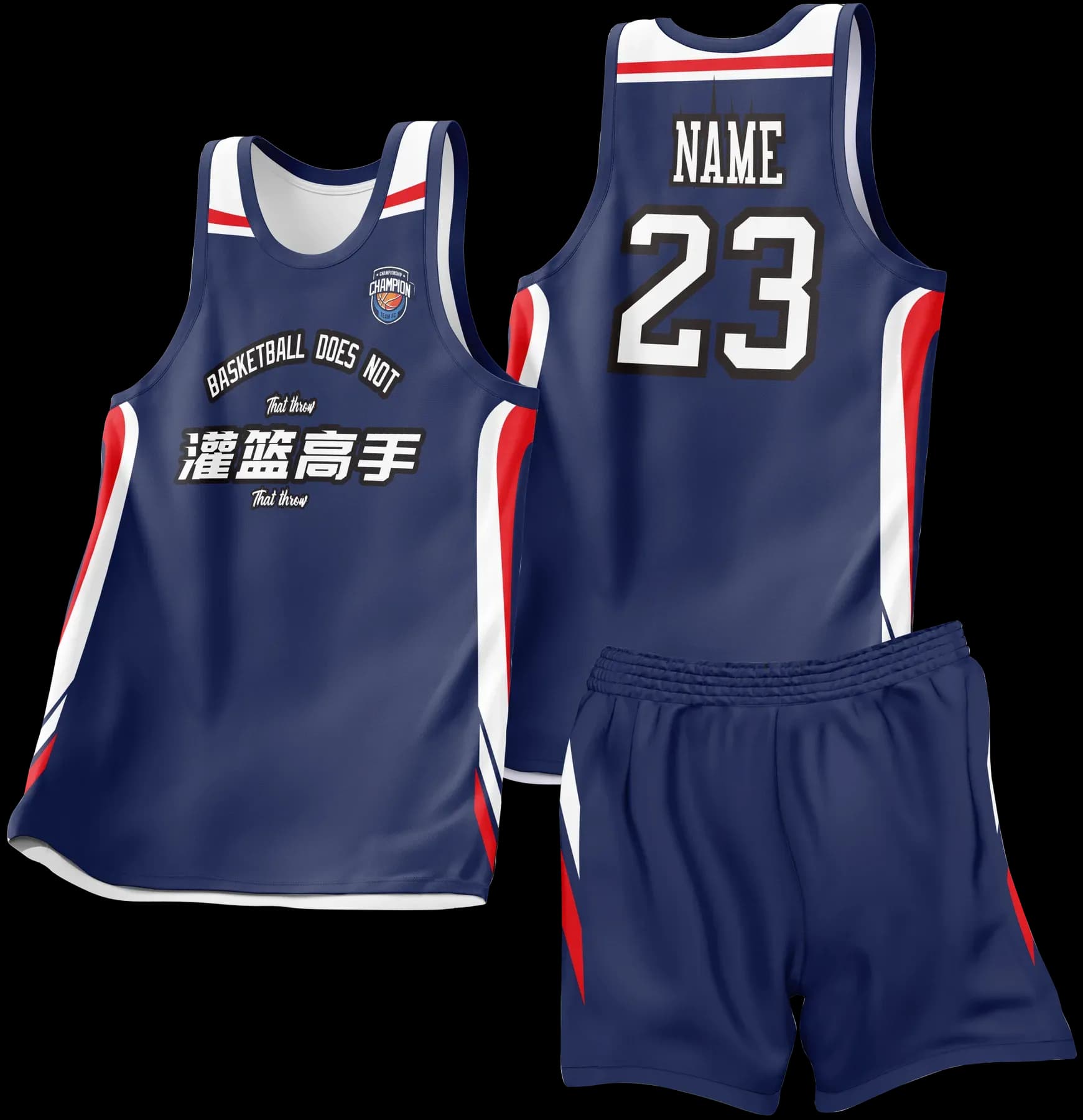 Custom basketball uniform design B29JW