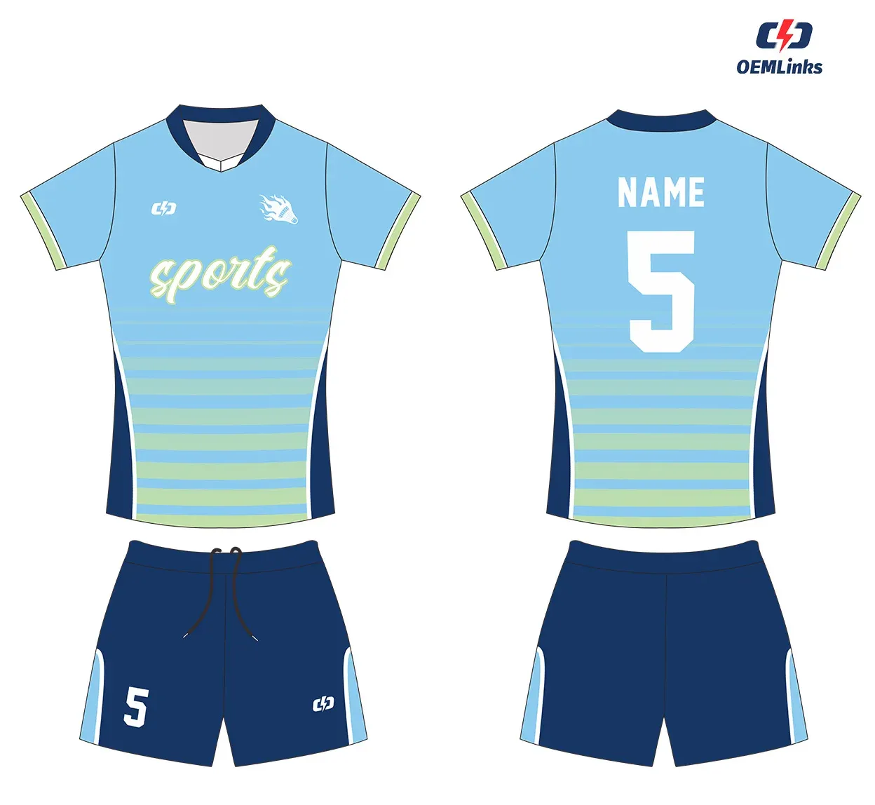 Custom volleyball uniform design UP27