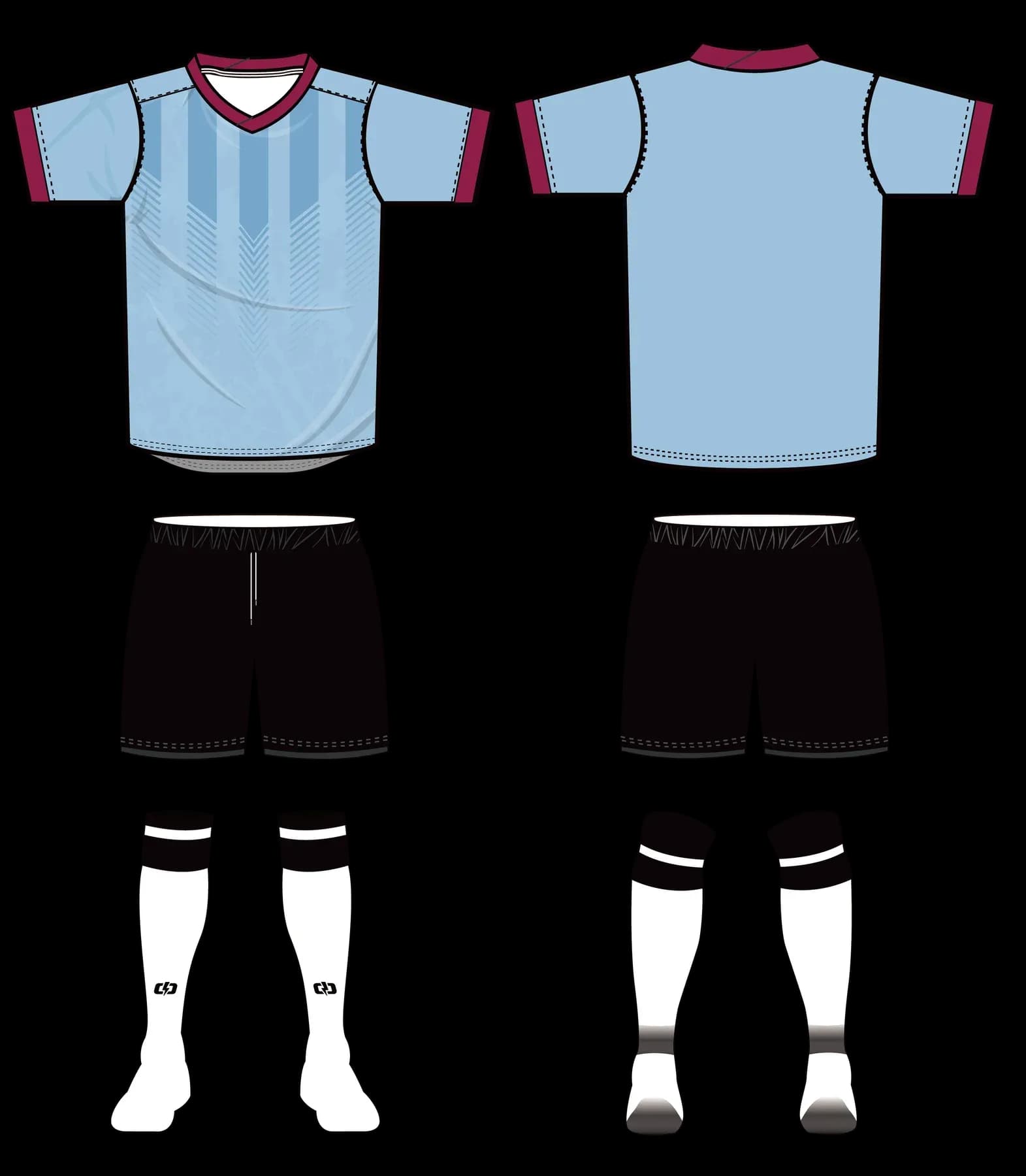 Custom soccer uniform design ZQF20240911