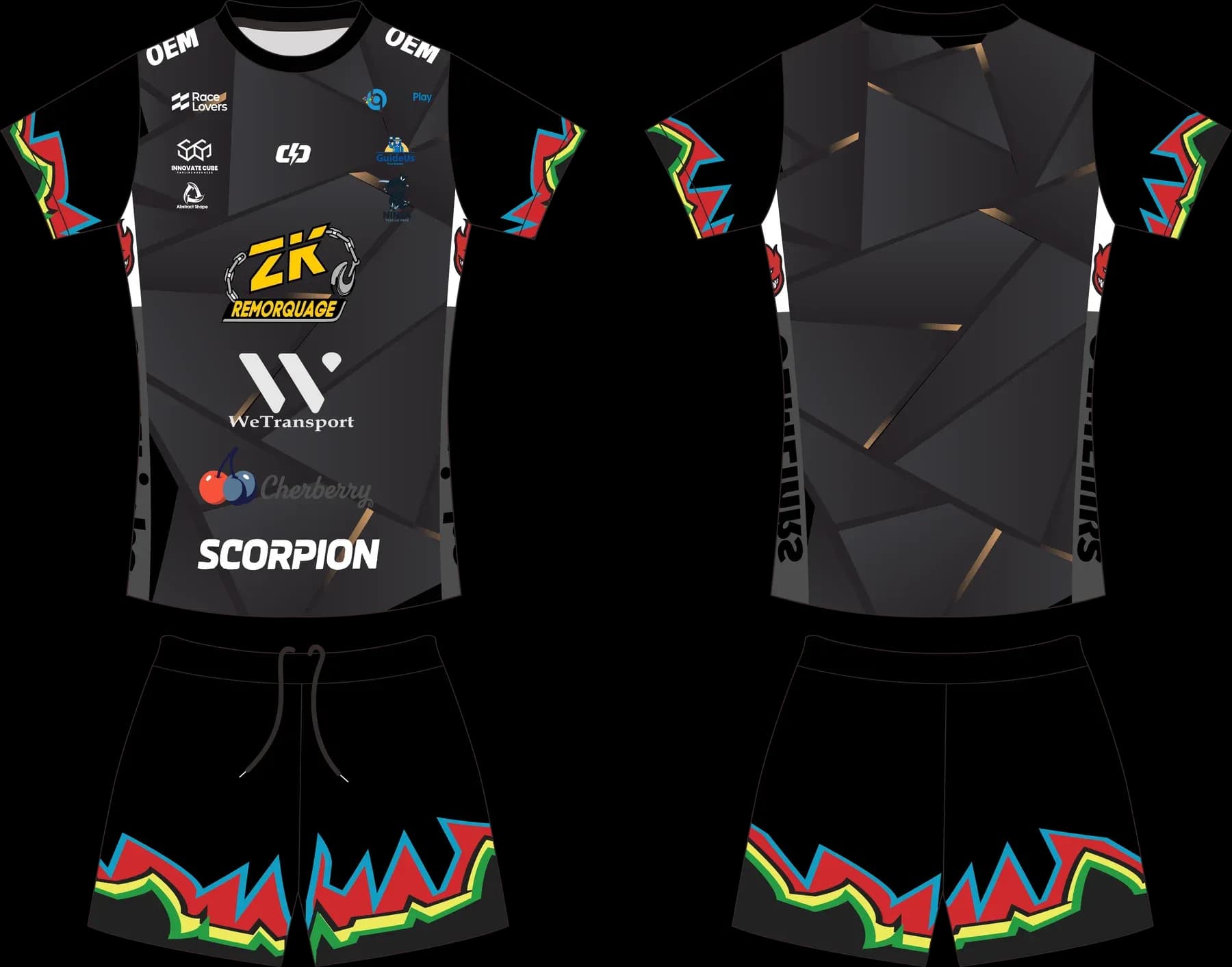 Custom volleyball uniform design UP05