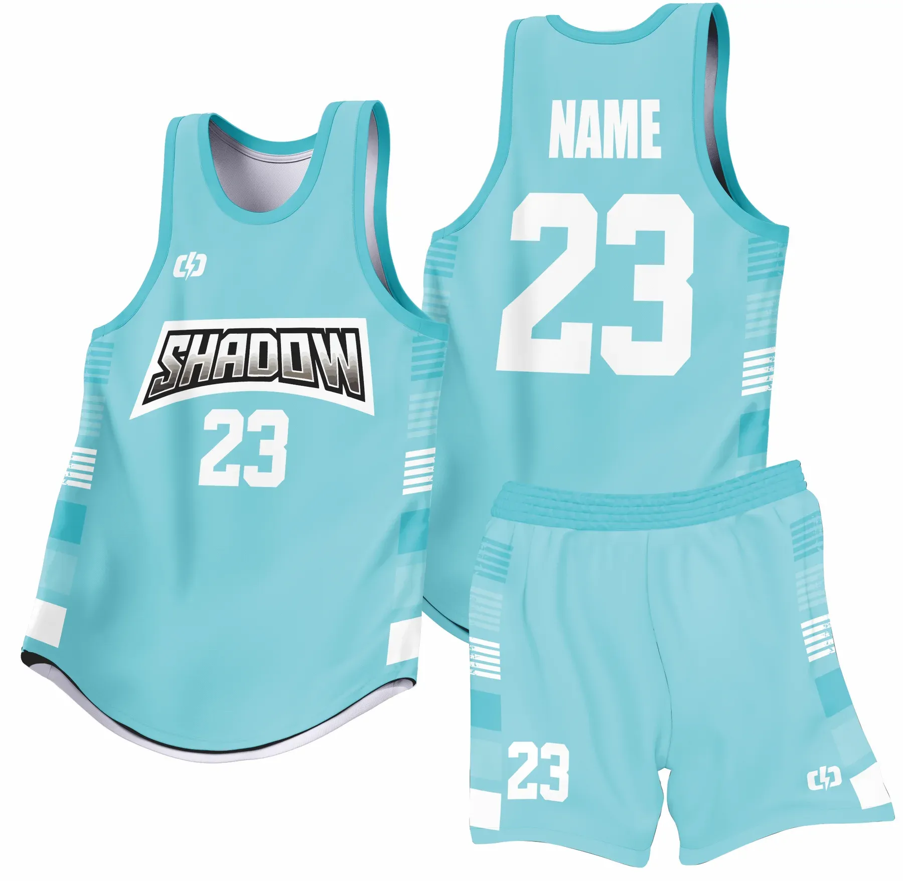 Custom basketball uniform design B78