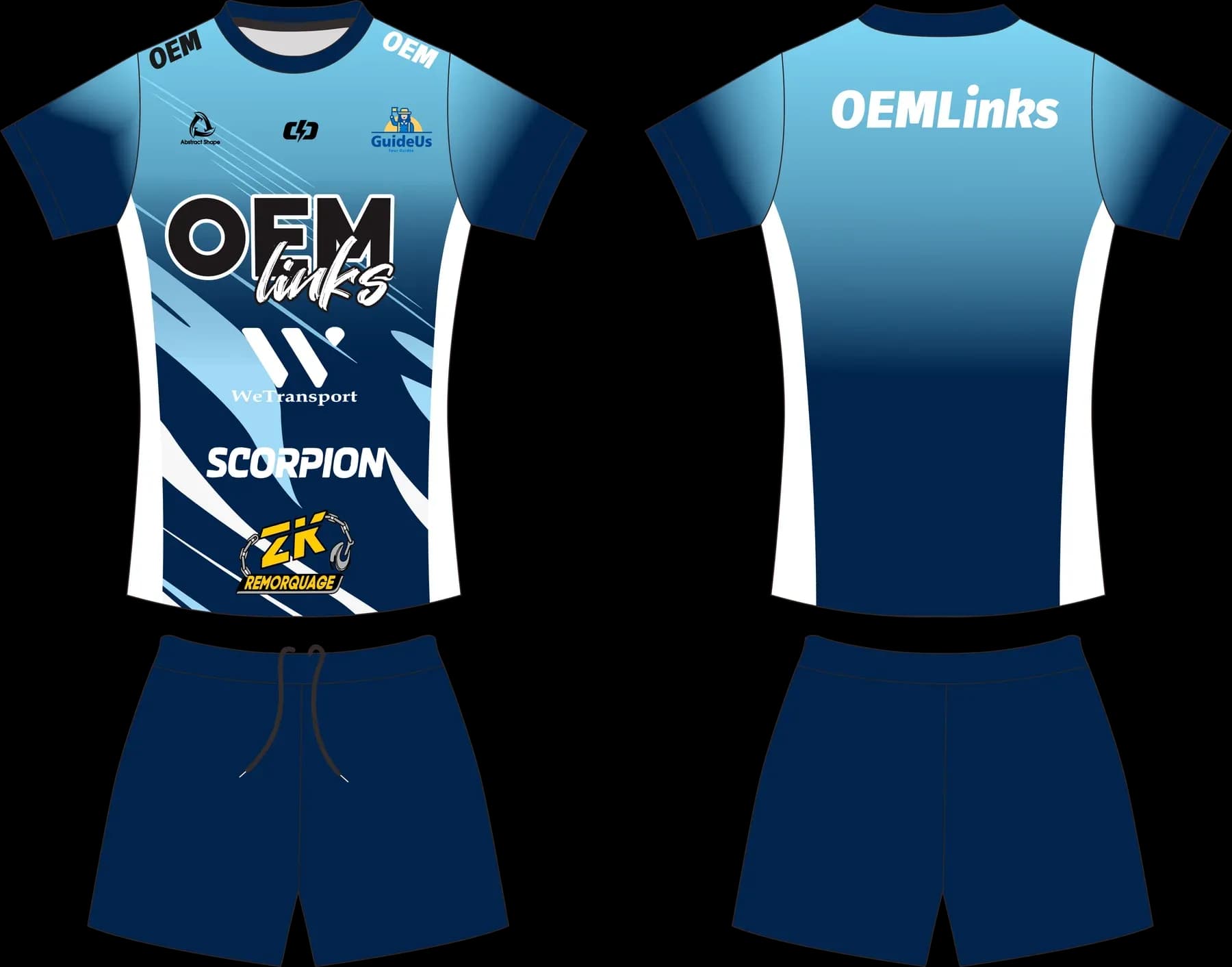 Custom volleyball uniform design UP06