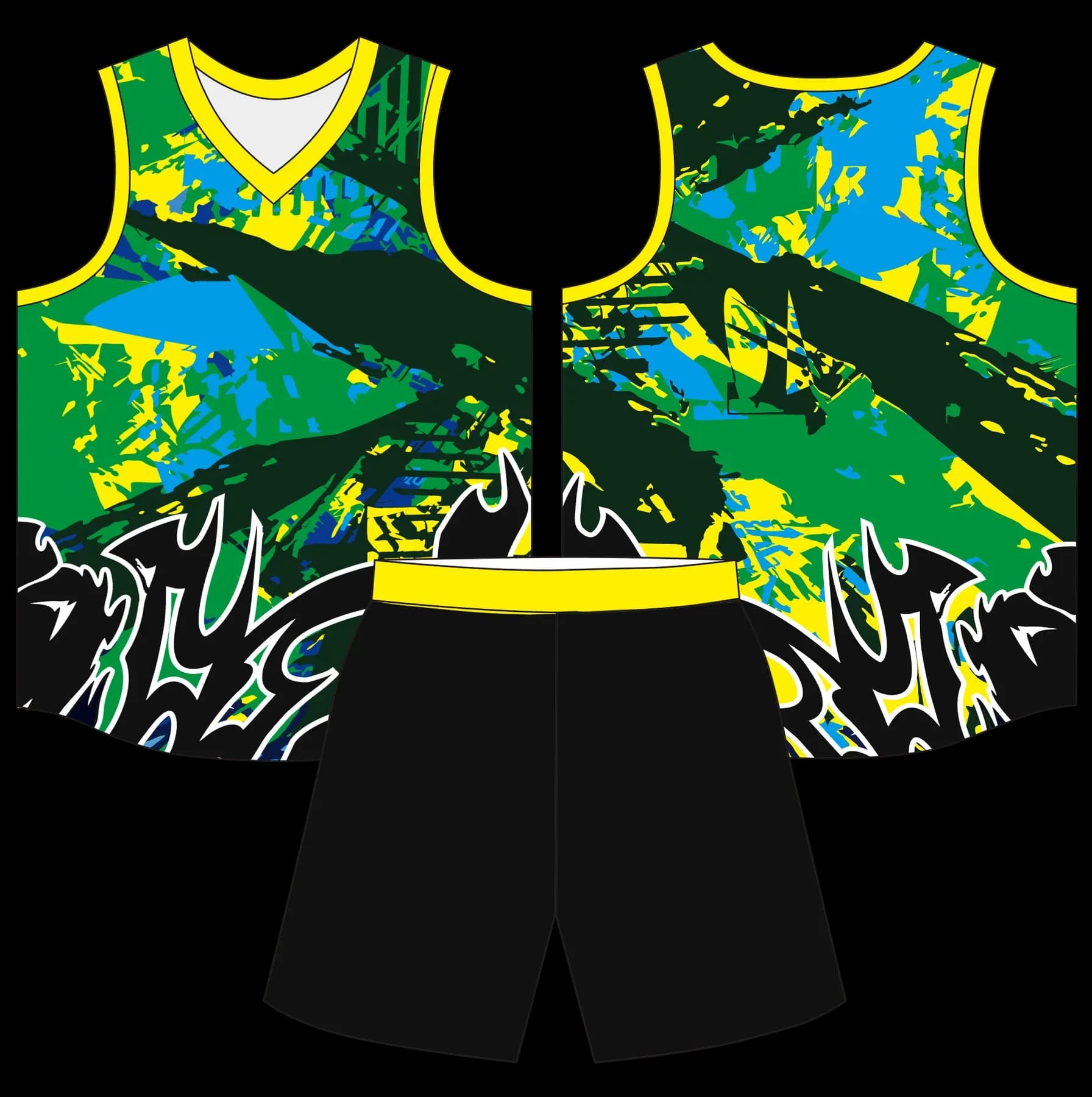 Custom basketball uniform design B85