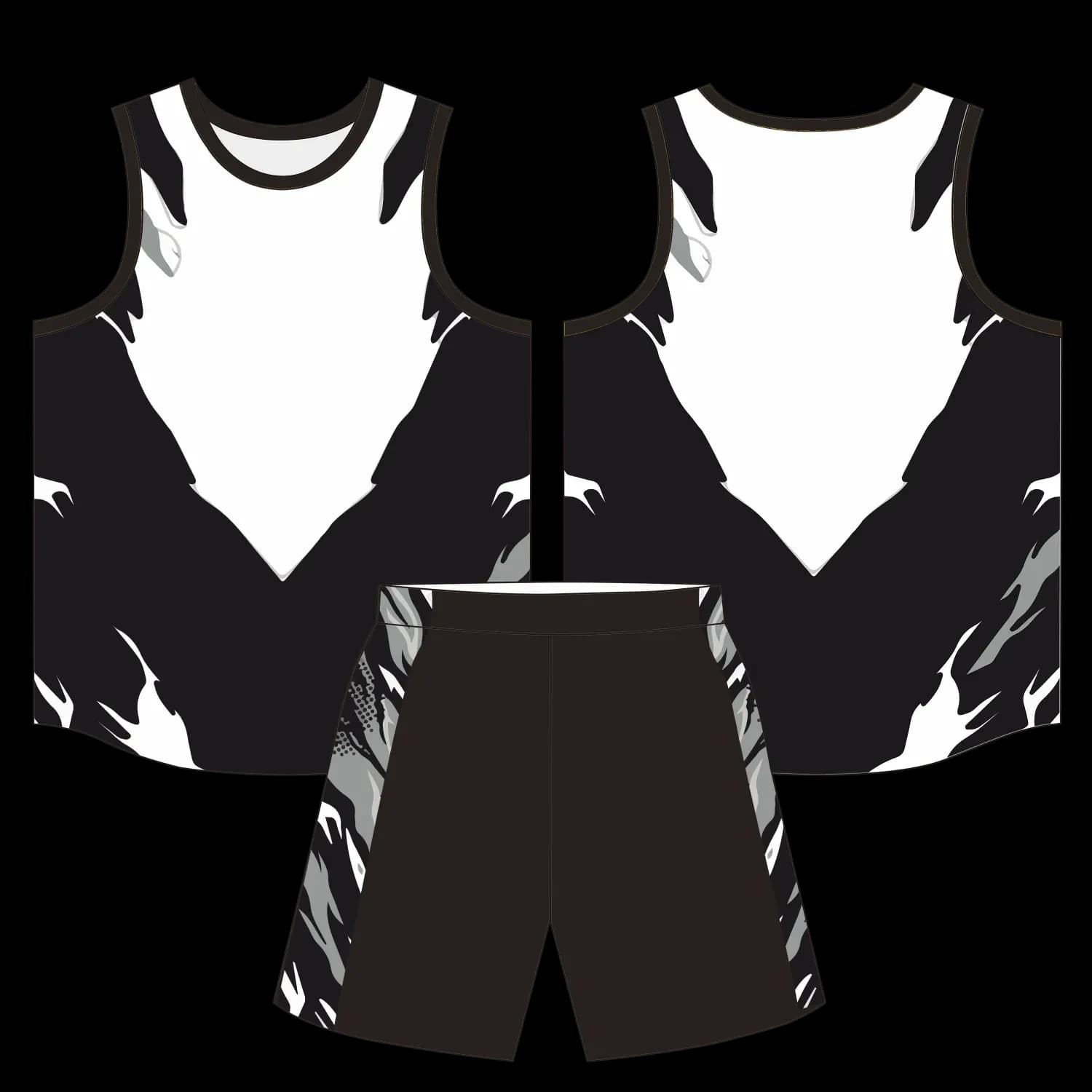 Custom basketball uniform design B19JW