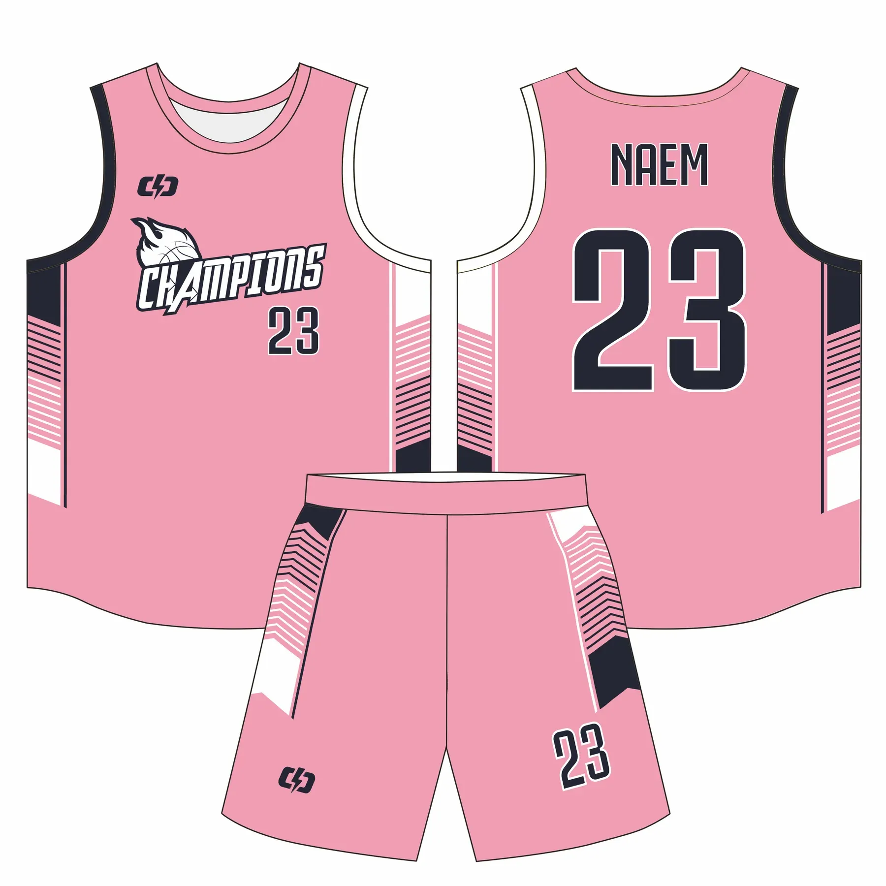 Custom basketball uniform design B72