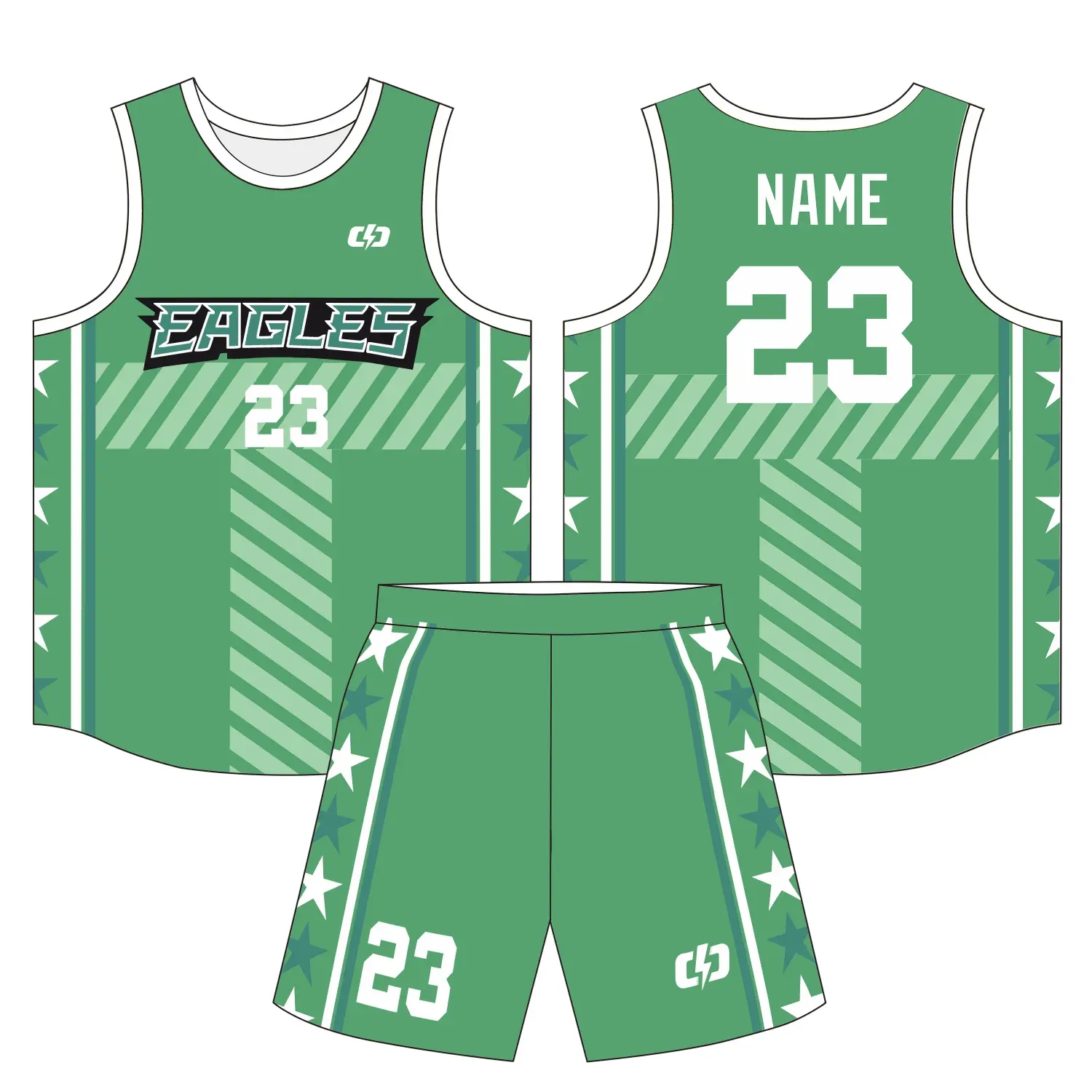 Custom basketball uniform design B39
