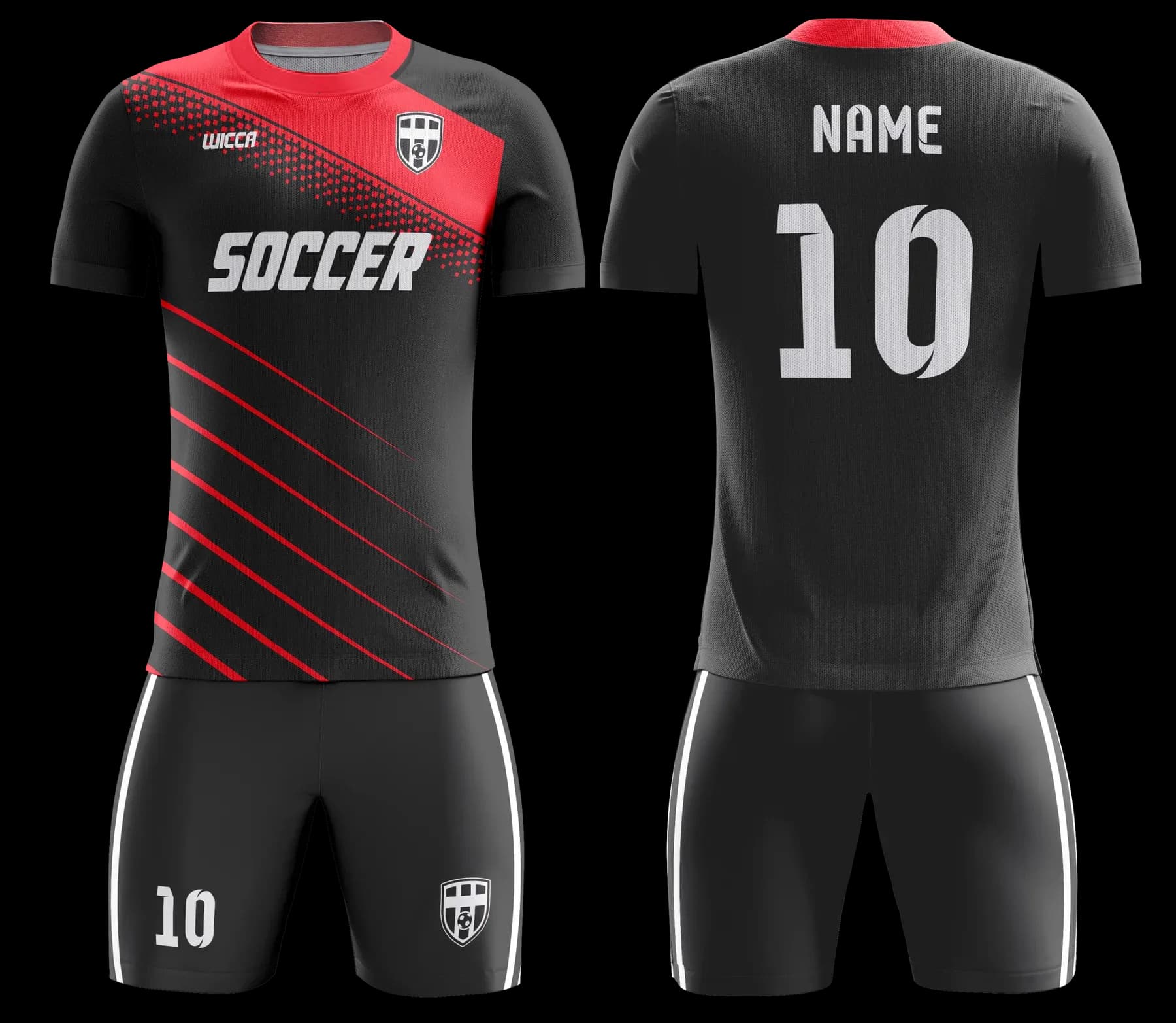 Custom soccer uniform design Z031JW