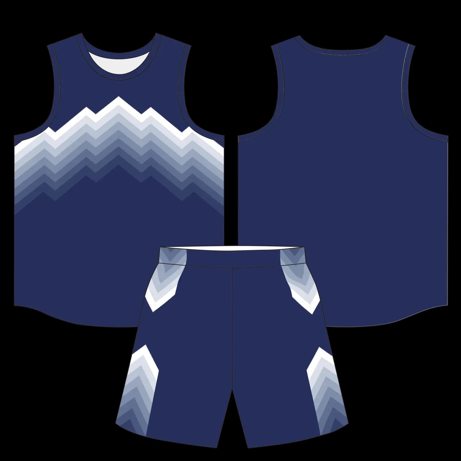 Custom basketball uniform design B20JW