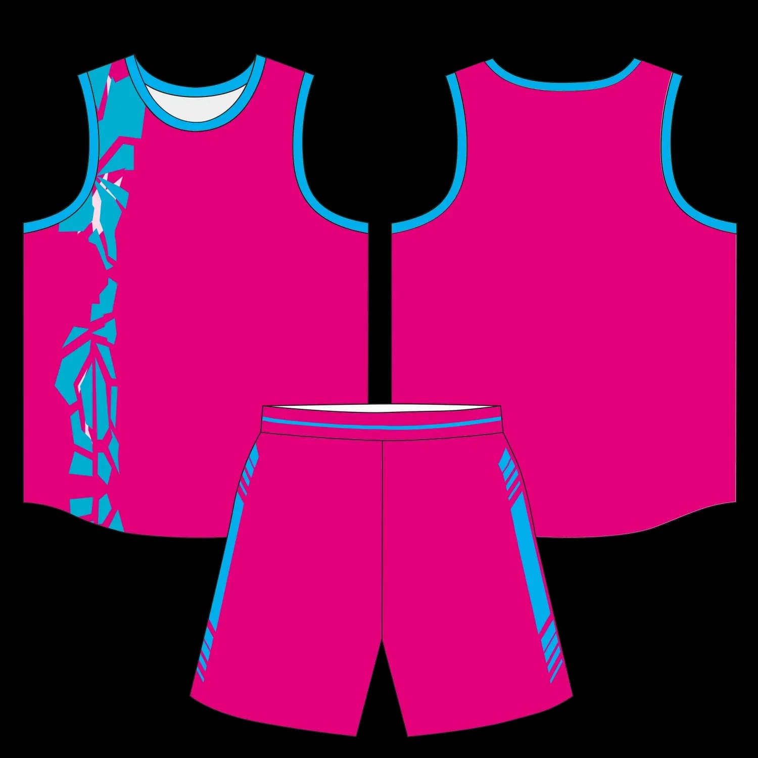 Custom basketball uniform design B35