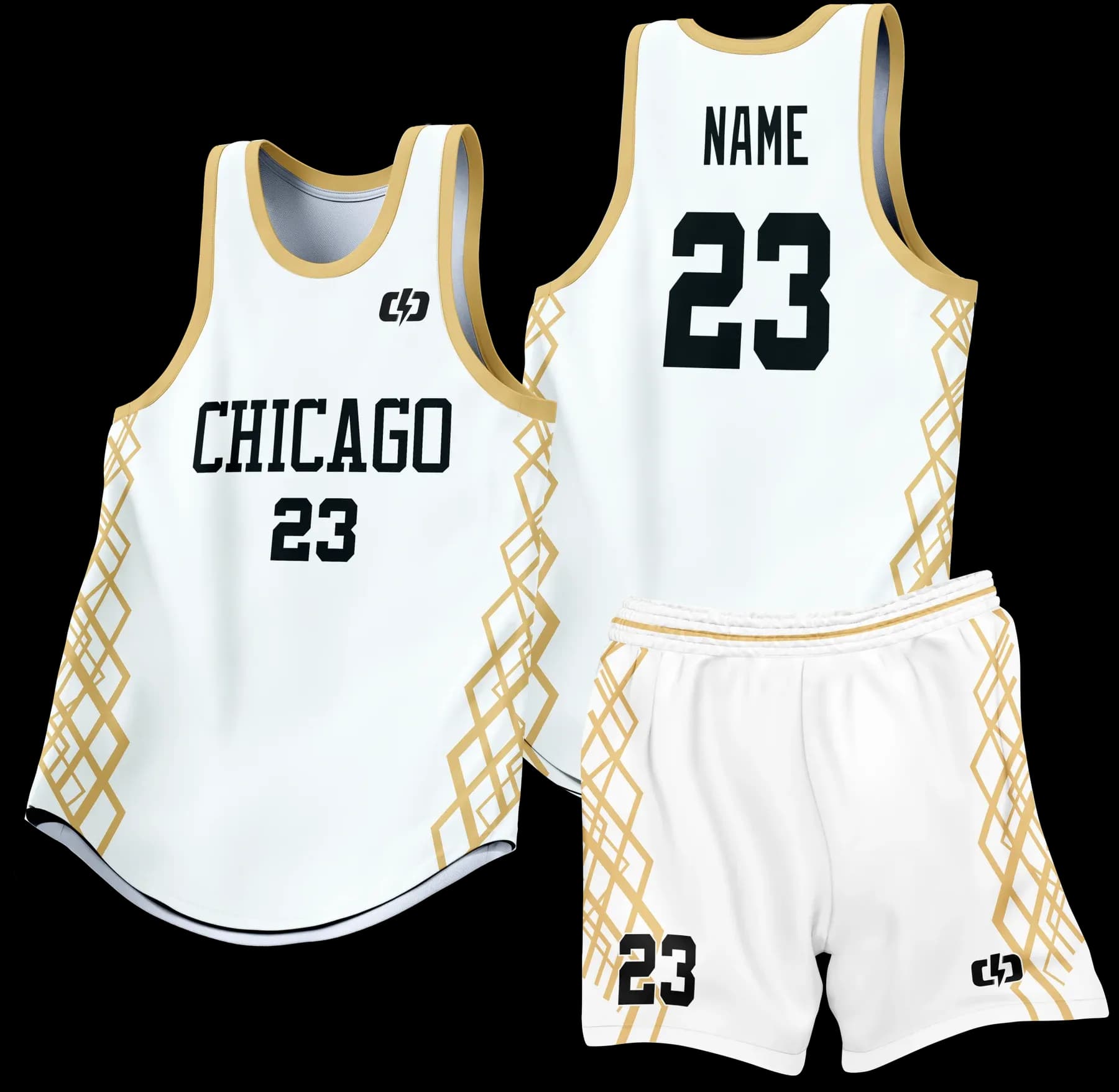 Custom basketball uniform design B33