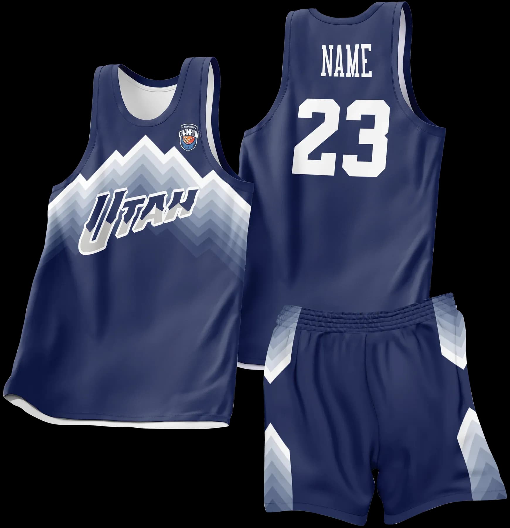 Custom basketball uniform design B20JW