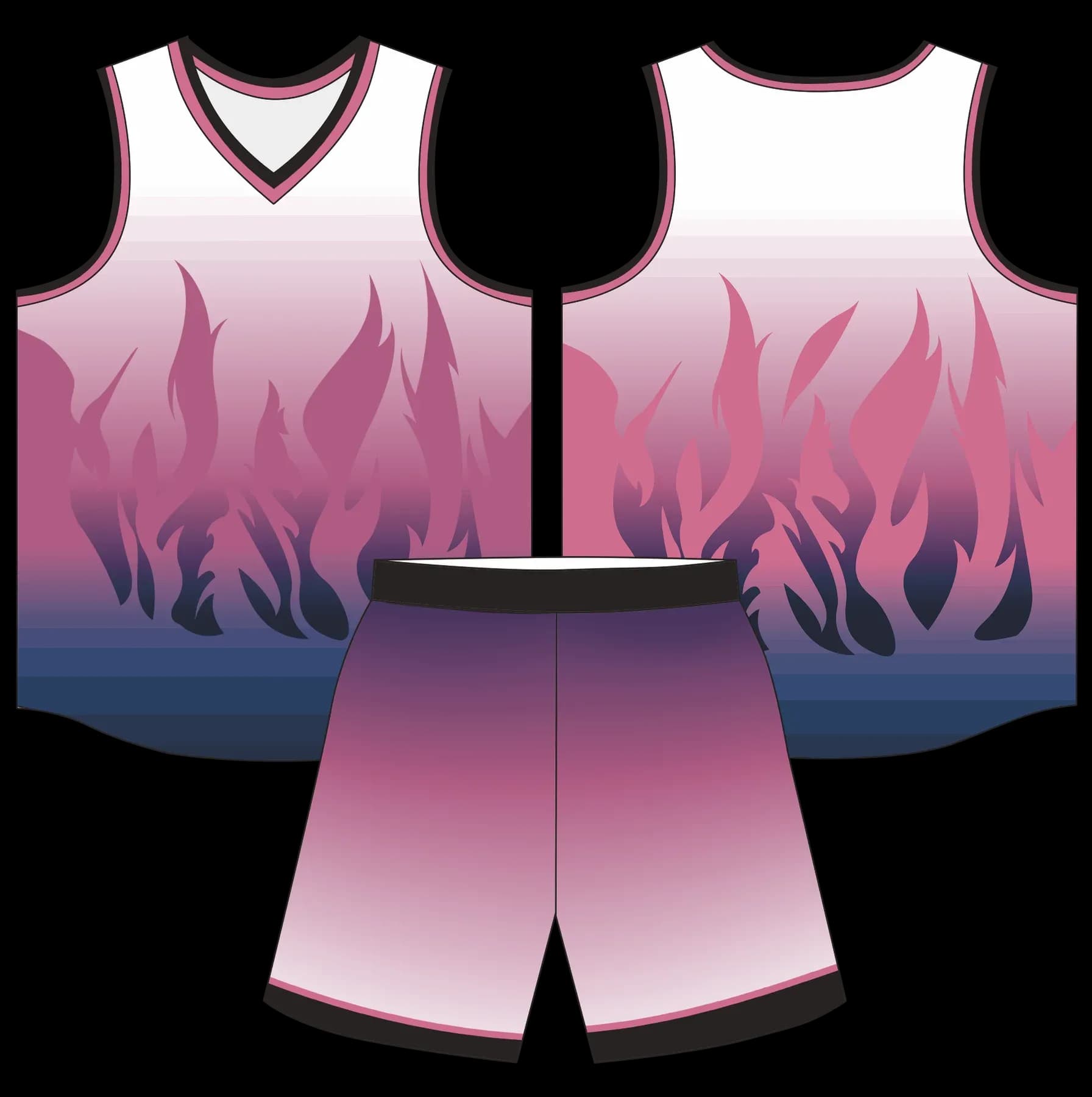 Custom basketball uniform design B91
