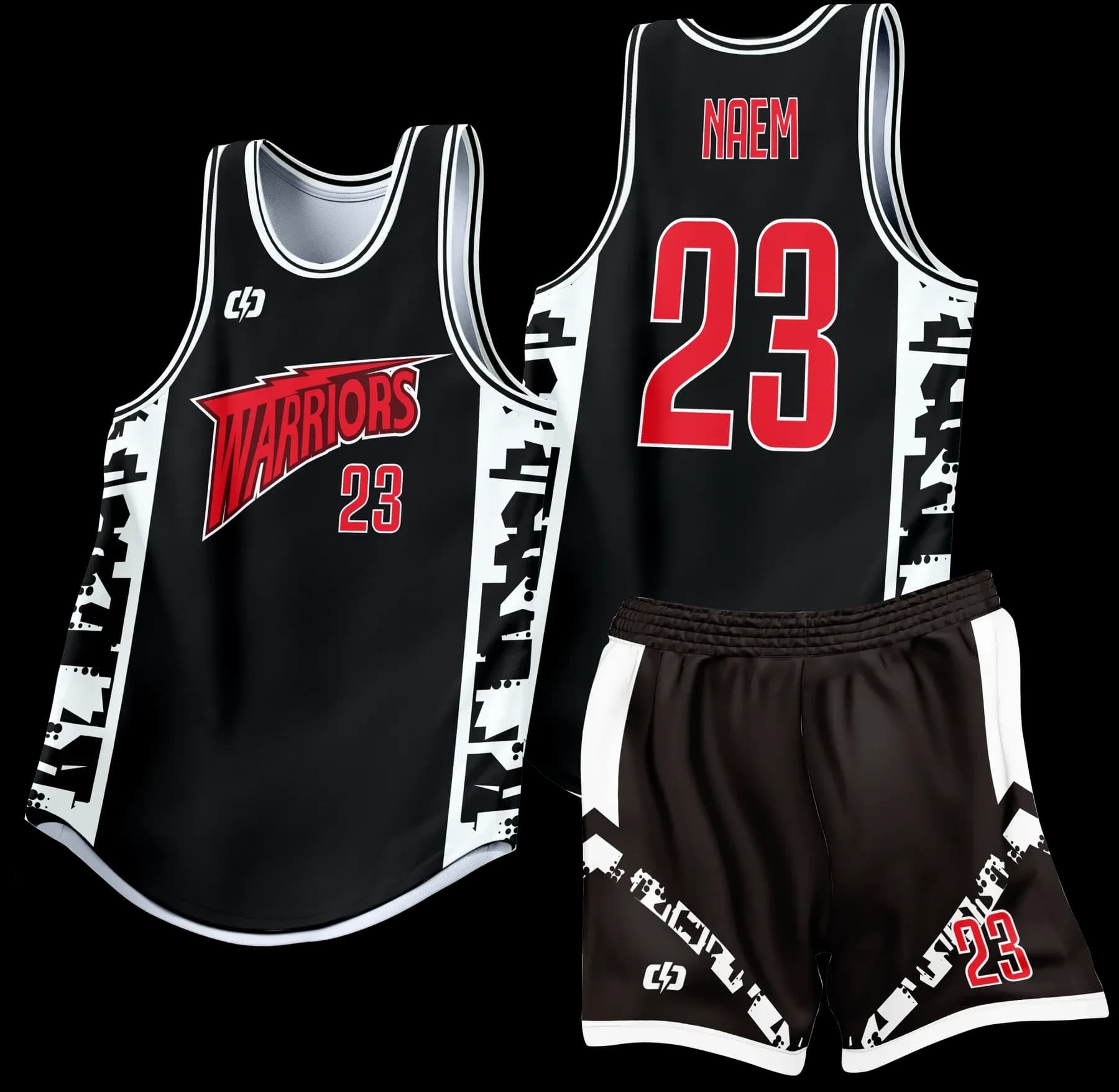 Custom basketball uniform design B71