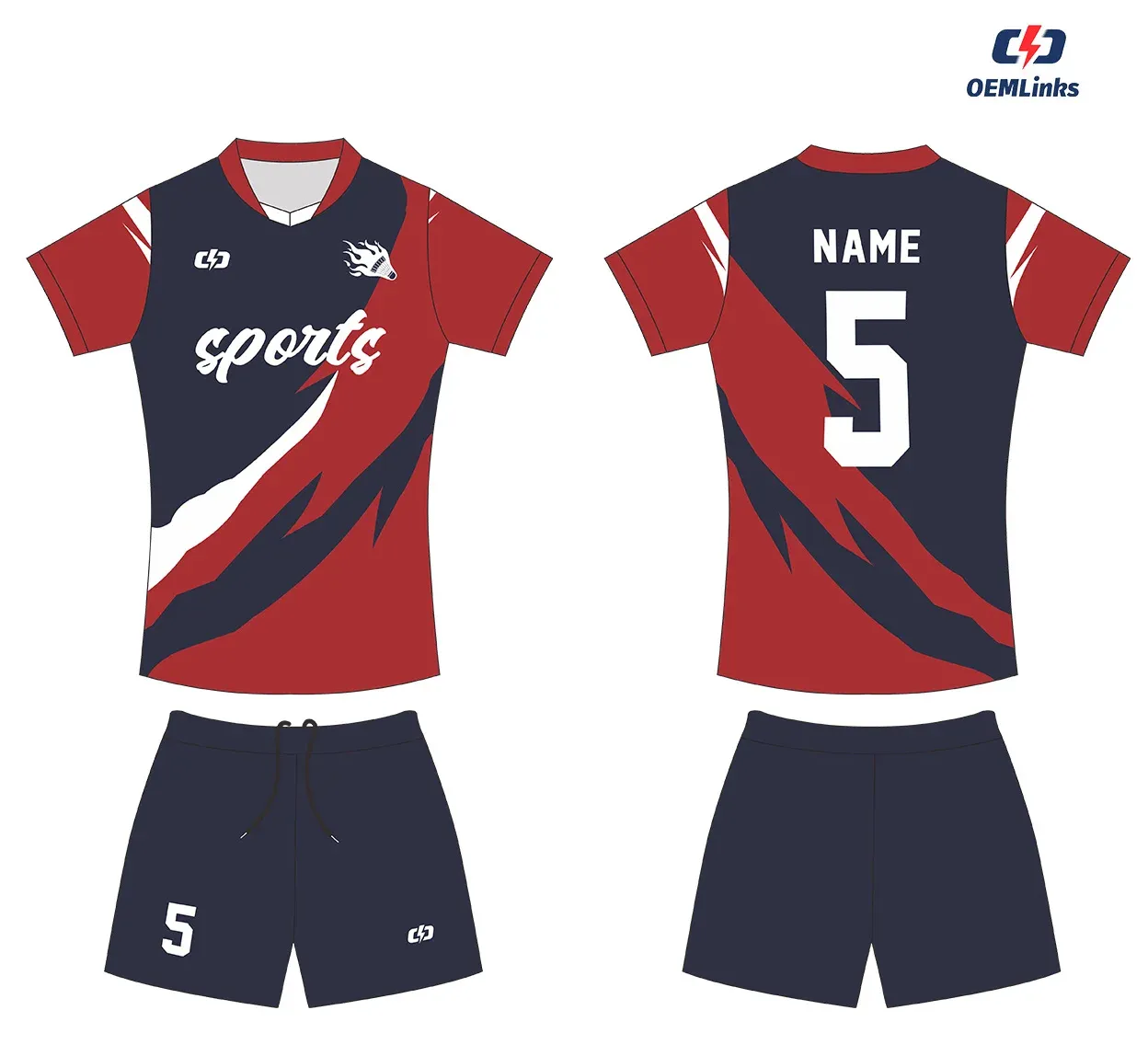 Custom volleyball uniform design UP10