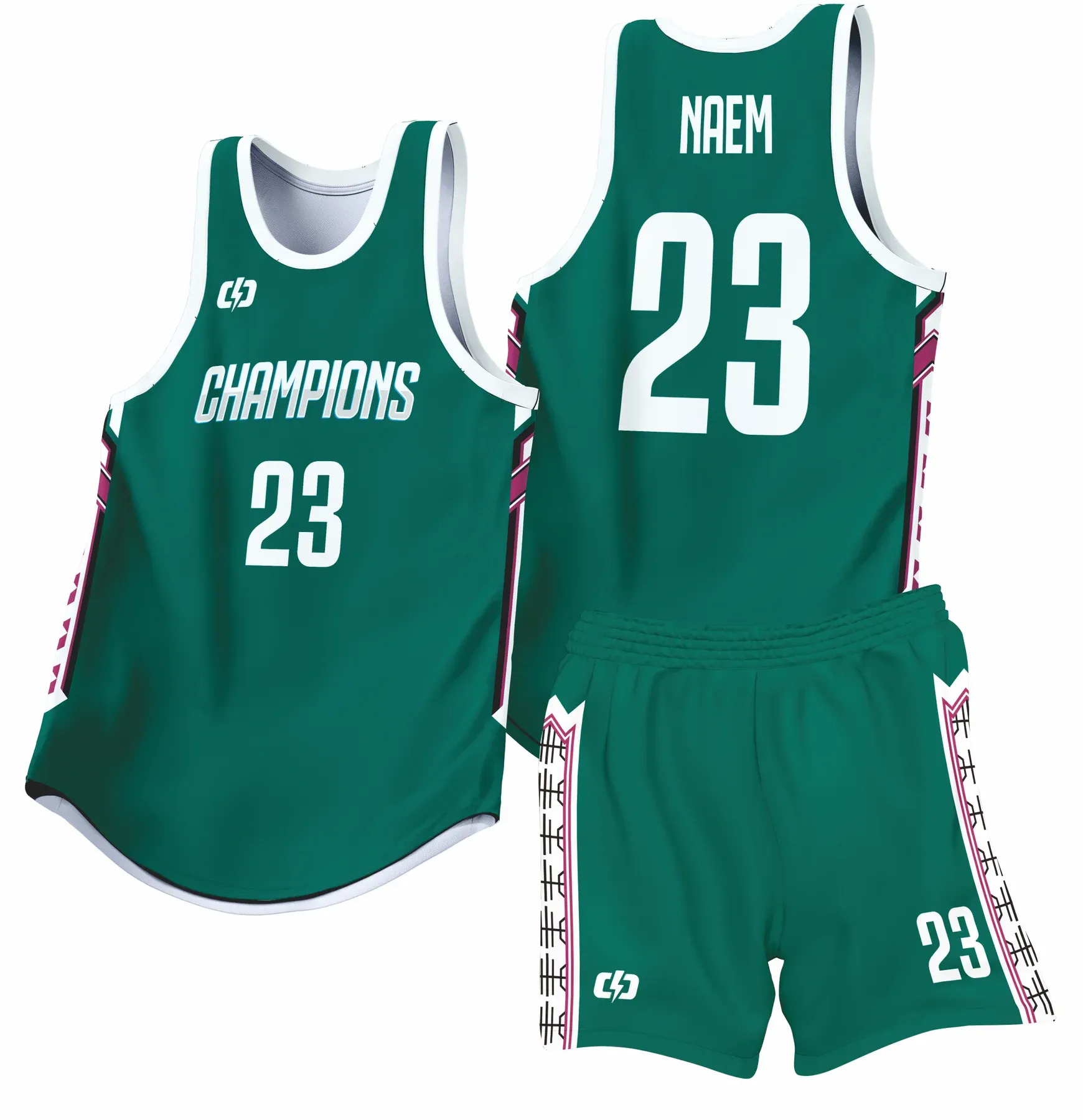 Custom basketball uniform design B68