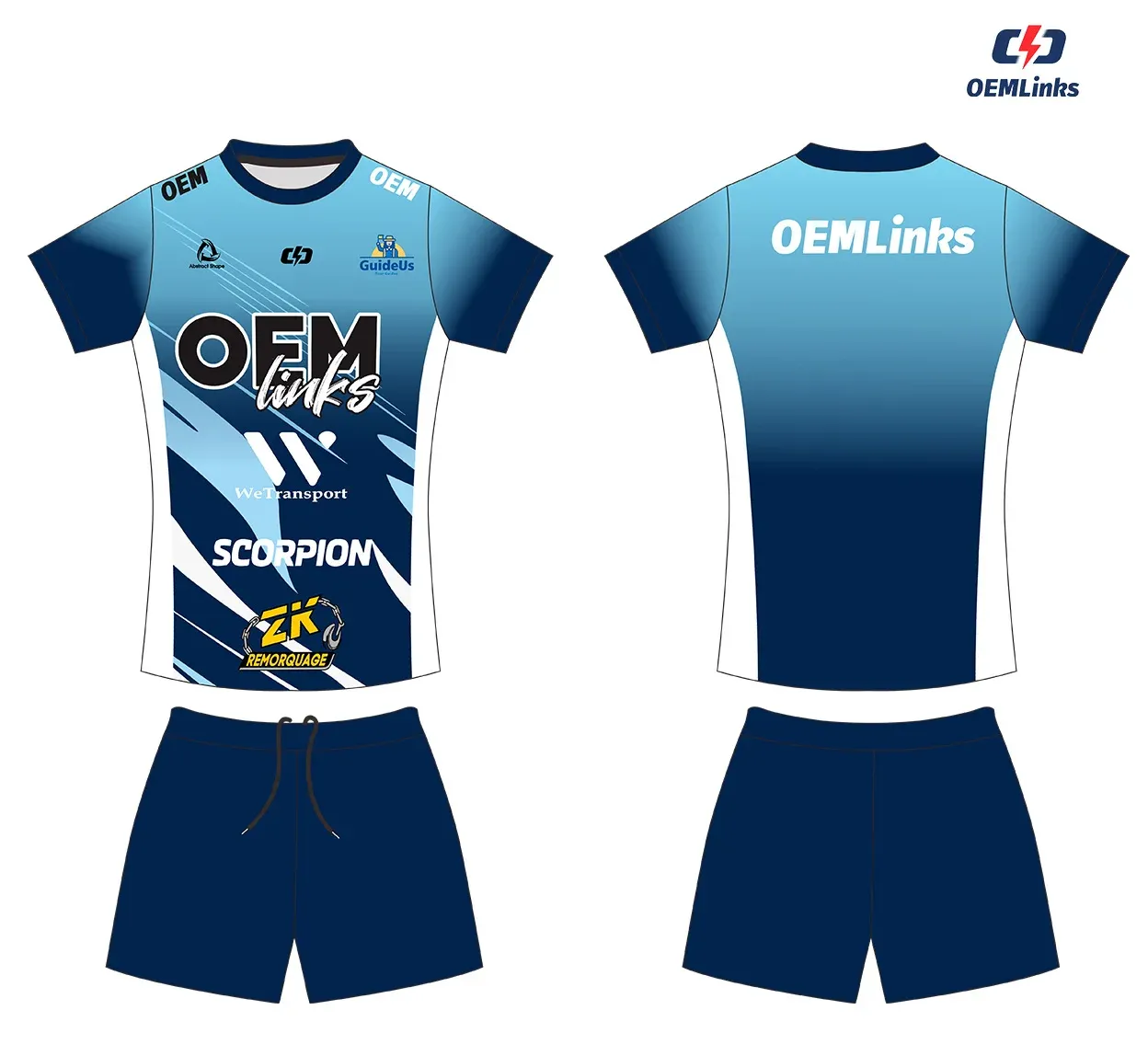 Custom volleyball uniform design UP06